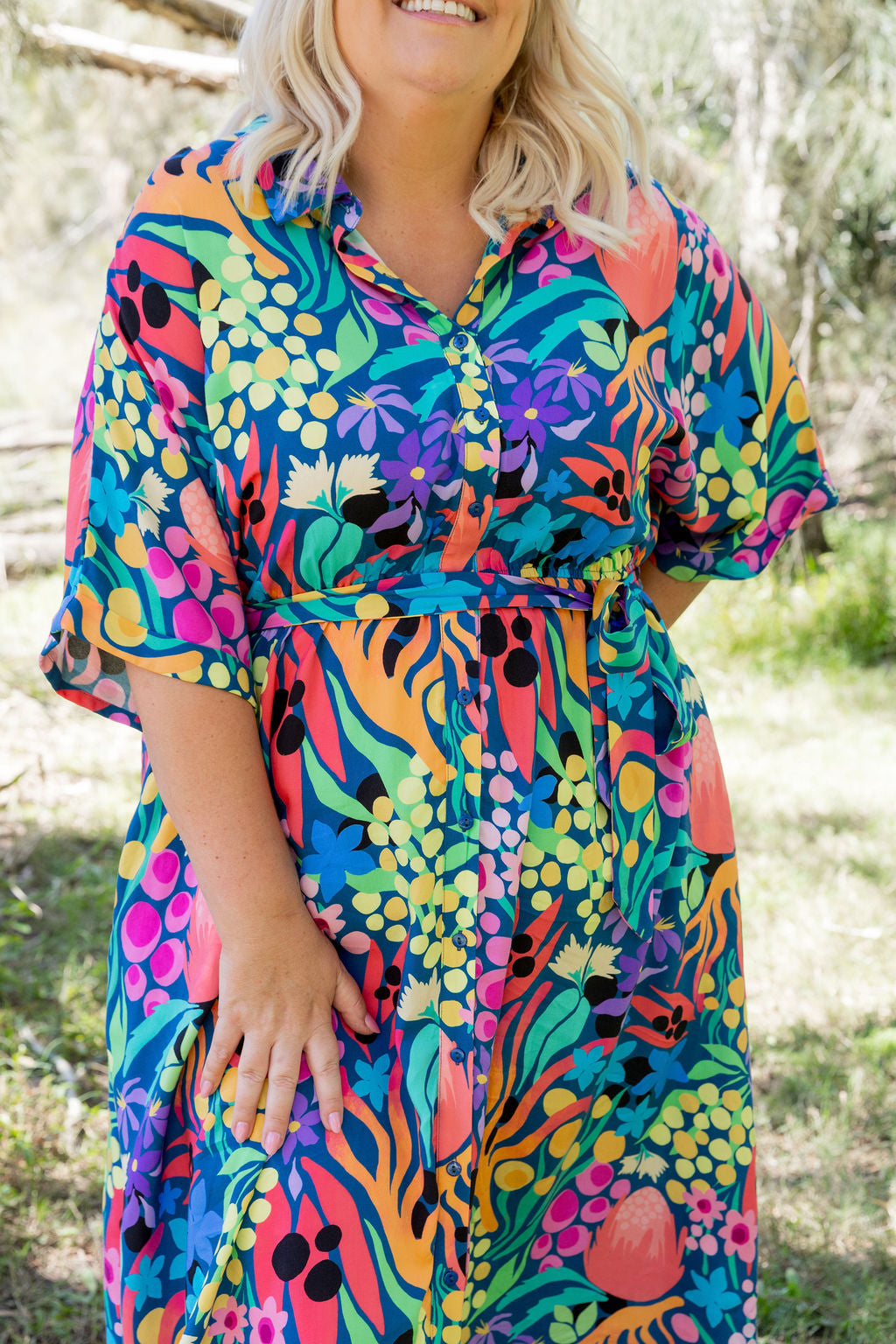 Maddy Dress in Natives by Kasey Rainbow