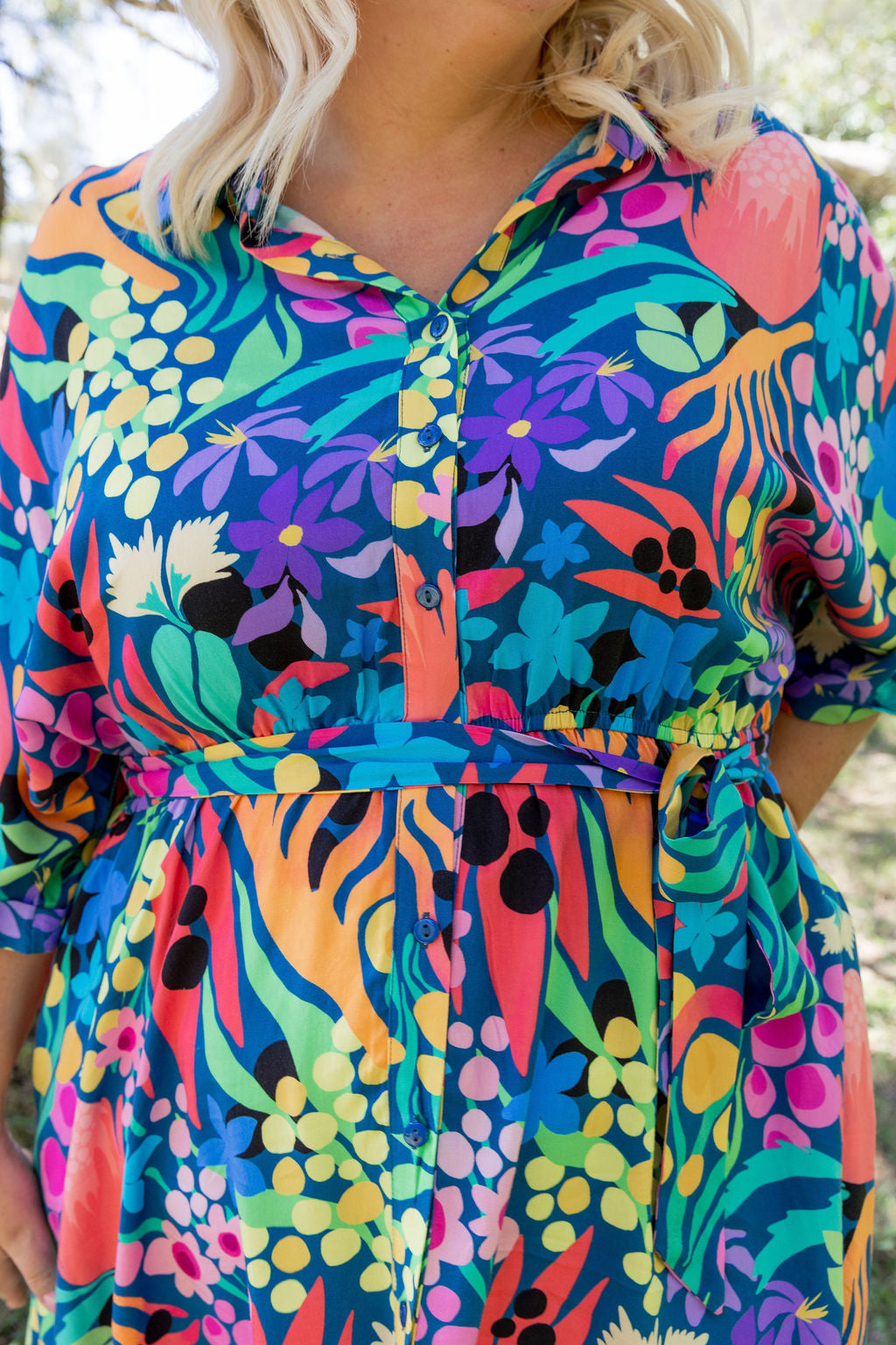 Maddy Dress in Natives by Kasey Rainbow