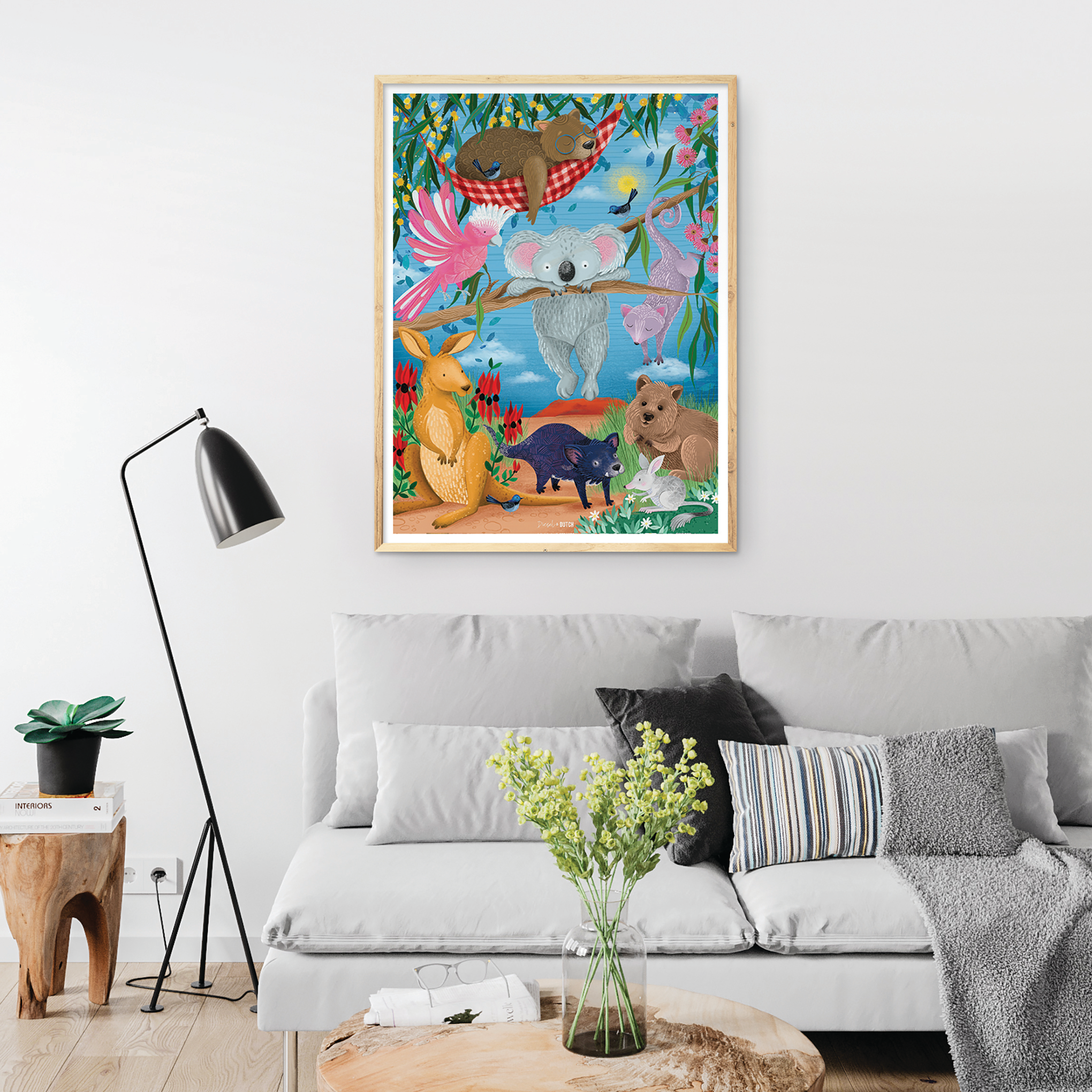 Wildlife Down Under 1000pc Wall Jigsaw Puzzle