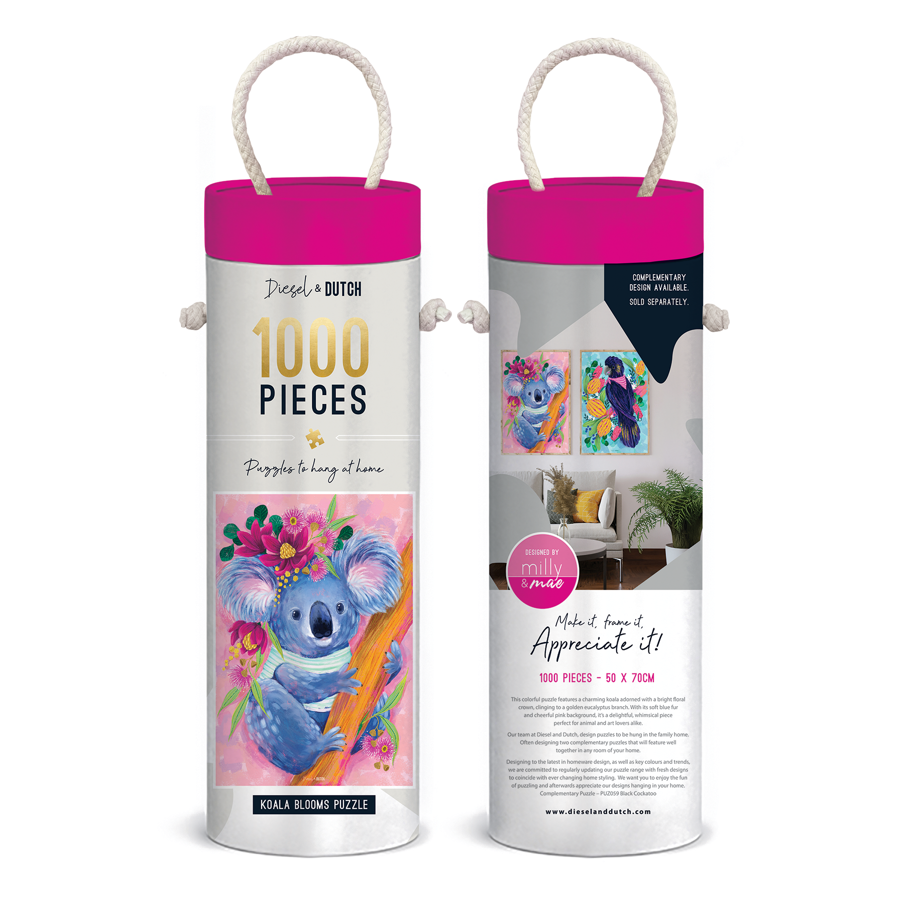 Koala Blooms 1000pc Wall Jigsaw Puzzle