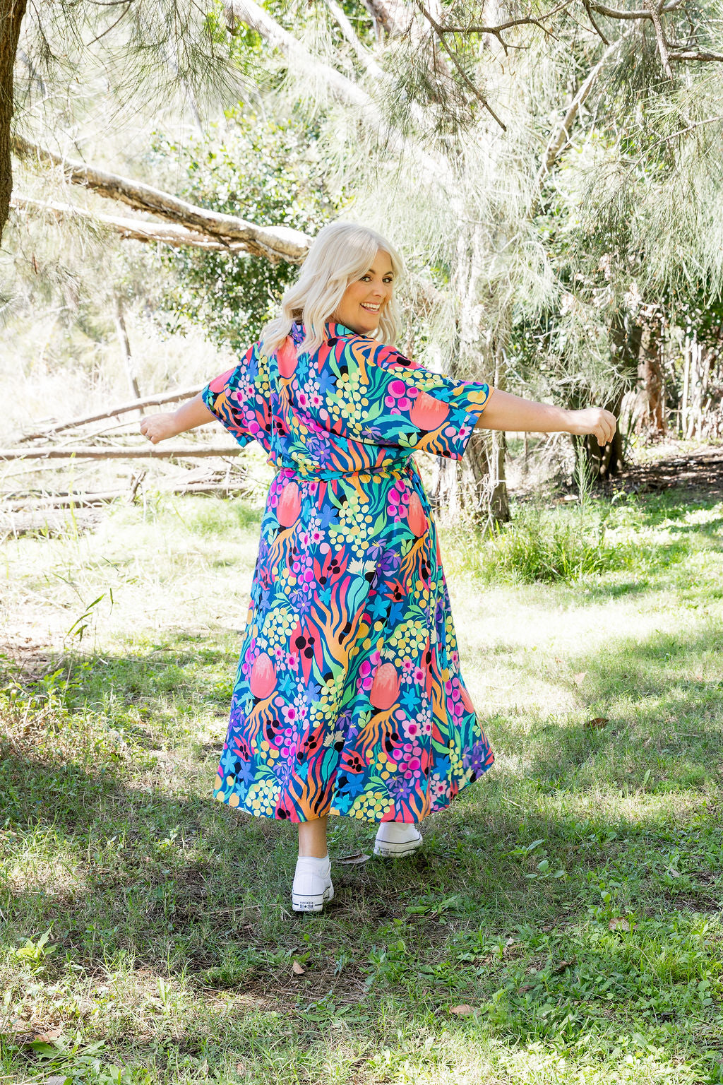 Maddy Dress in Natives by Kasey Rainbow