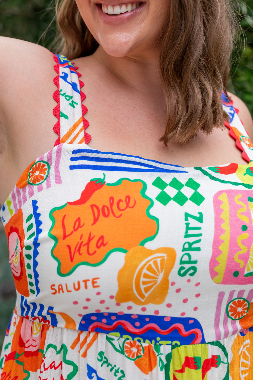 Angel Maxi Dress in Spicy Margs