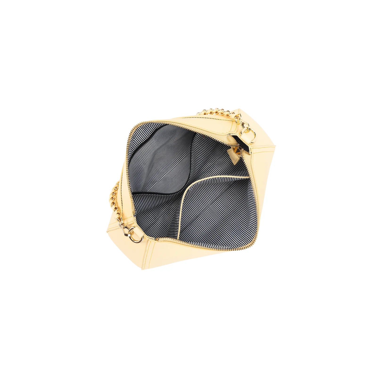 Eloise Yellow Chiffon Crossbody Bag by Black Caviar