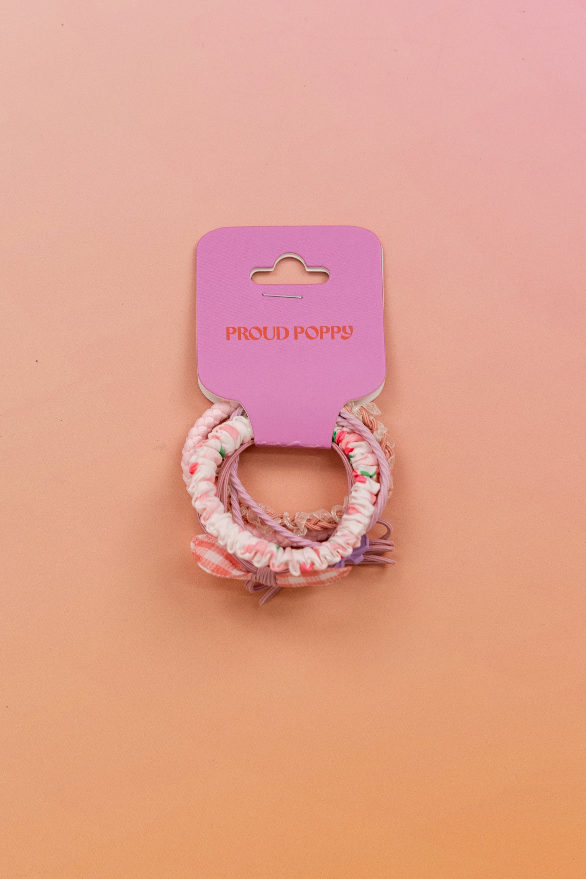 Cherry Multi Hair Ties - 6 Pack