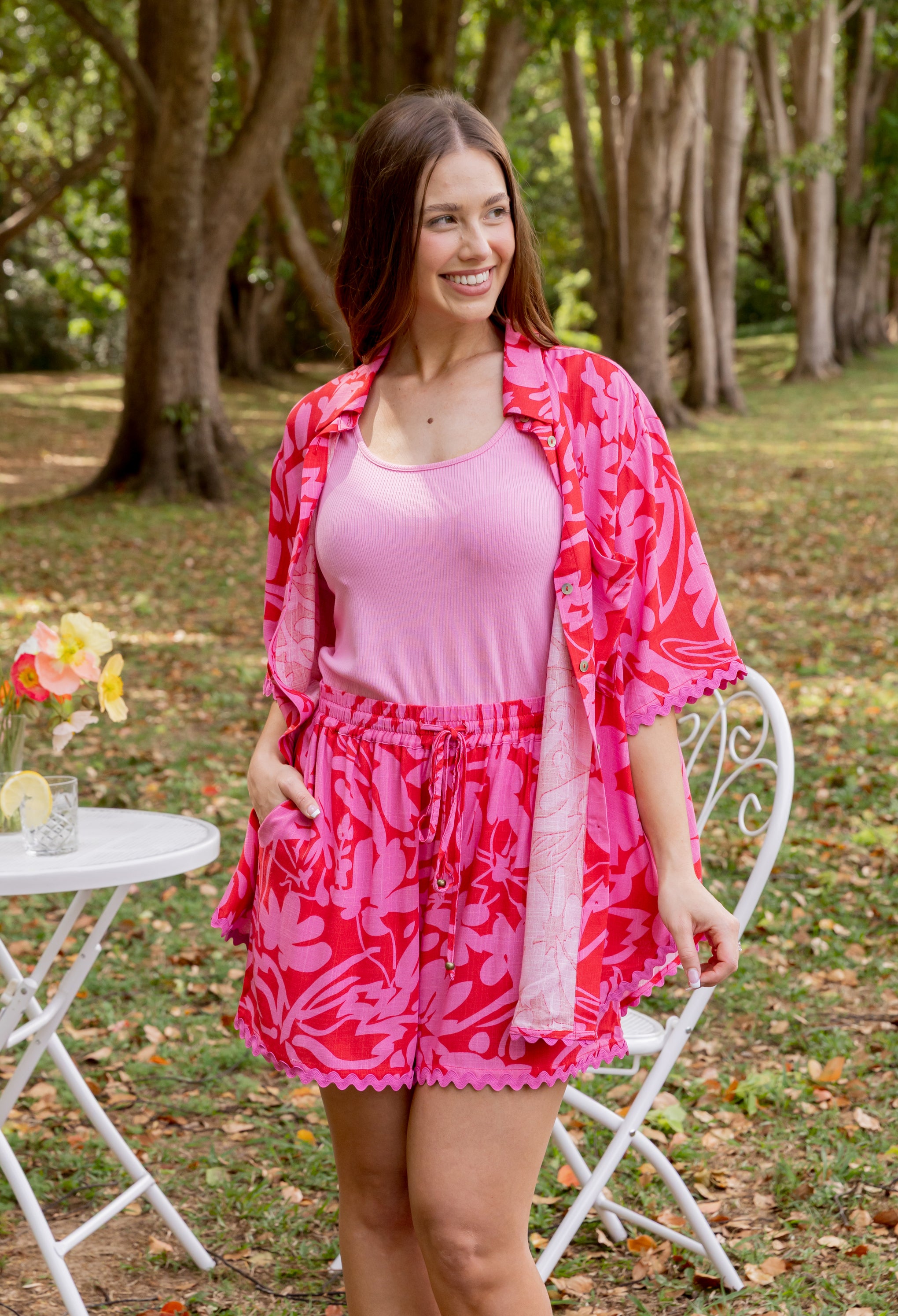 Samara Shirt in Fiesta