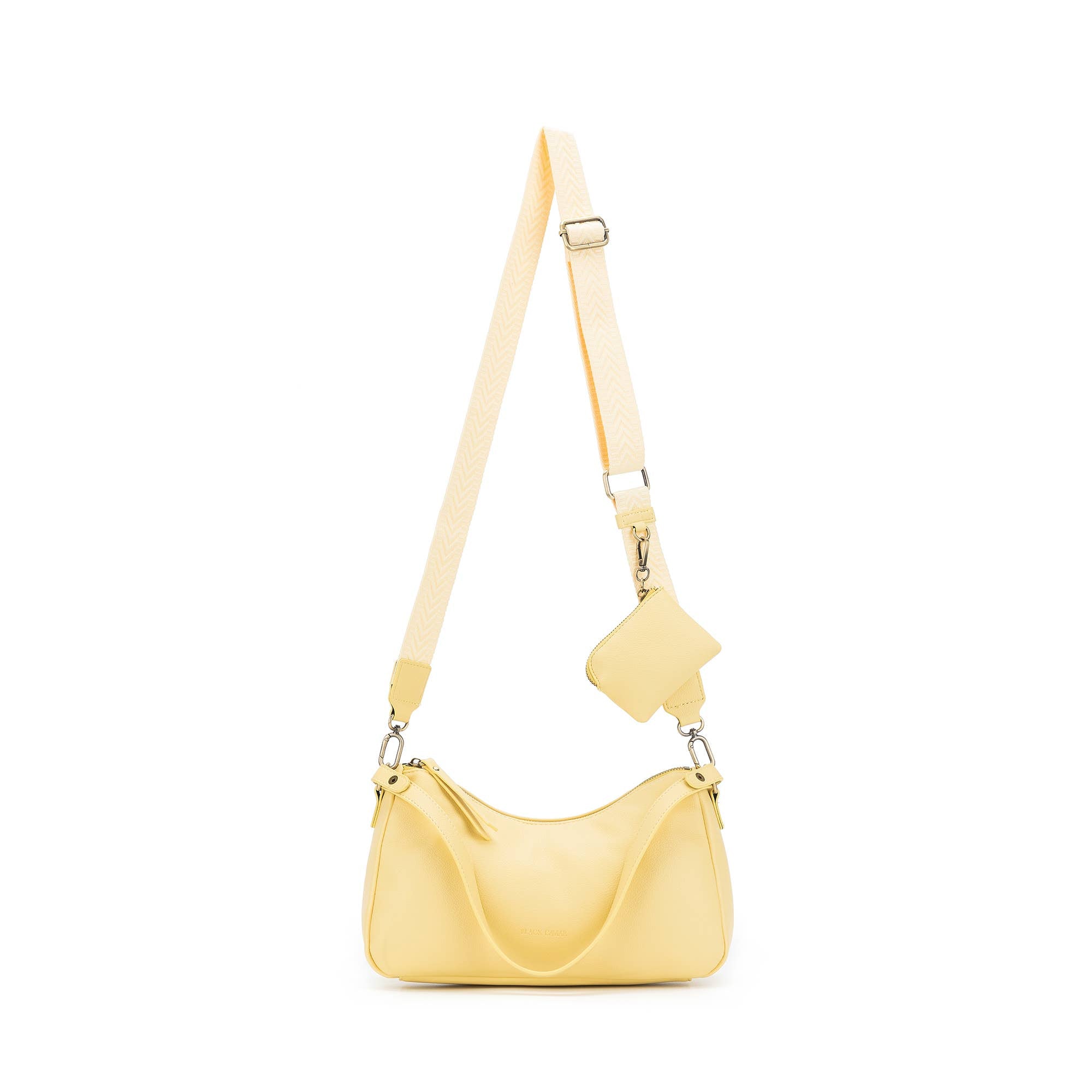Claudette Lemon Shoulder Crossbody Bag by Black Caviar