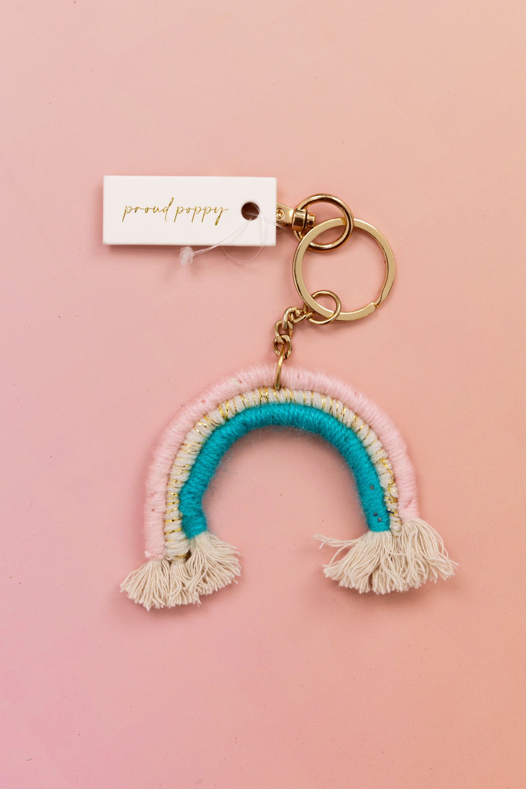Rainbow Candy Key Charm