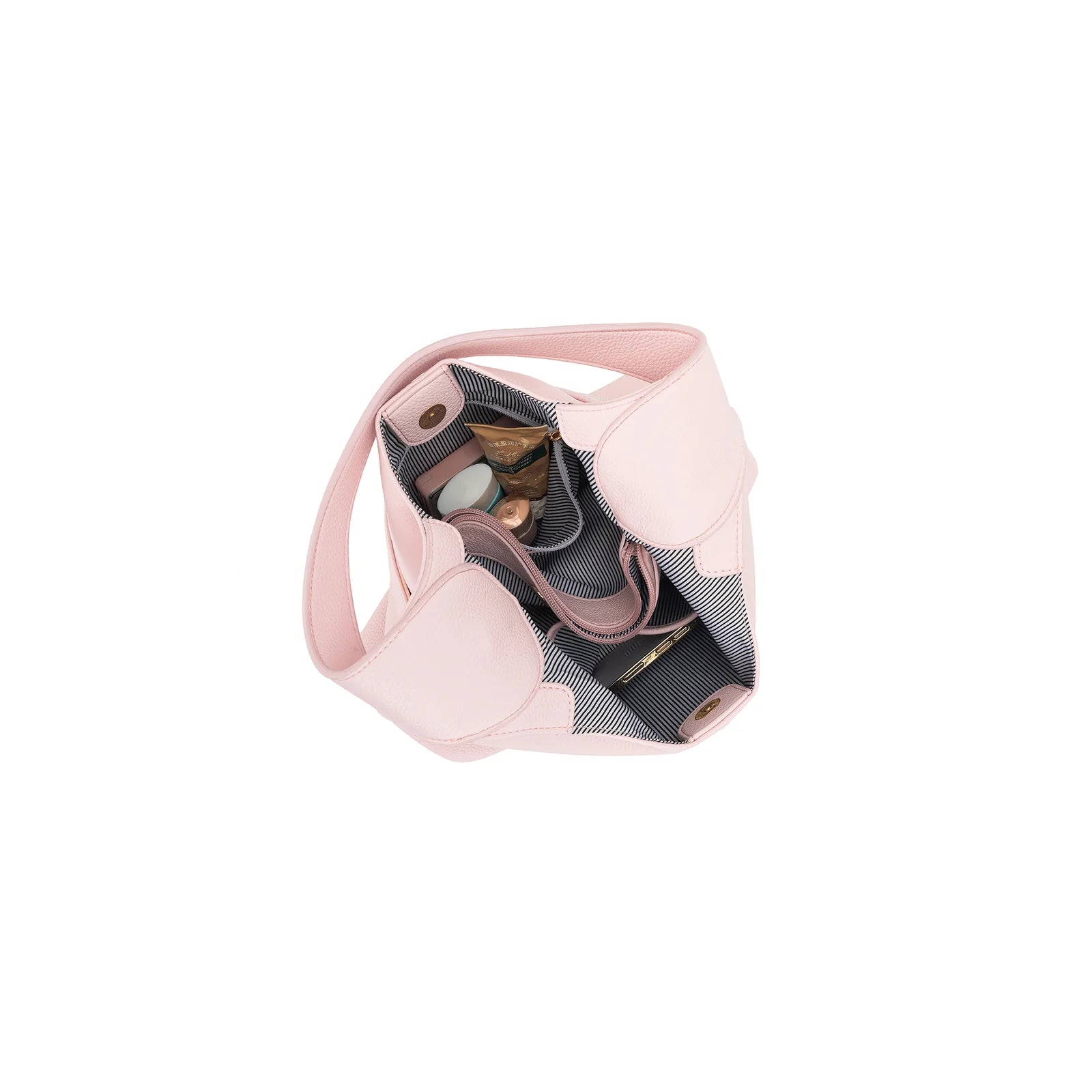 Tammie Marshmallow Pink 2 Piece Handbag Set by Black Caviar