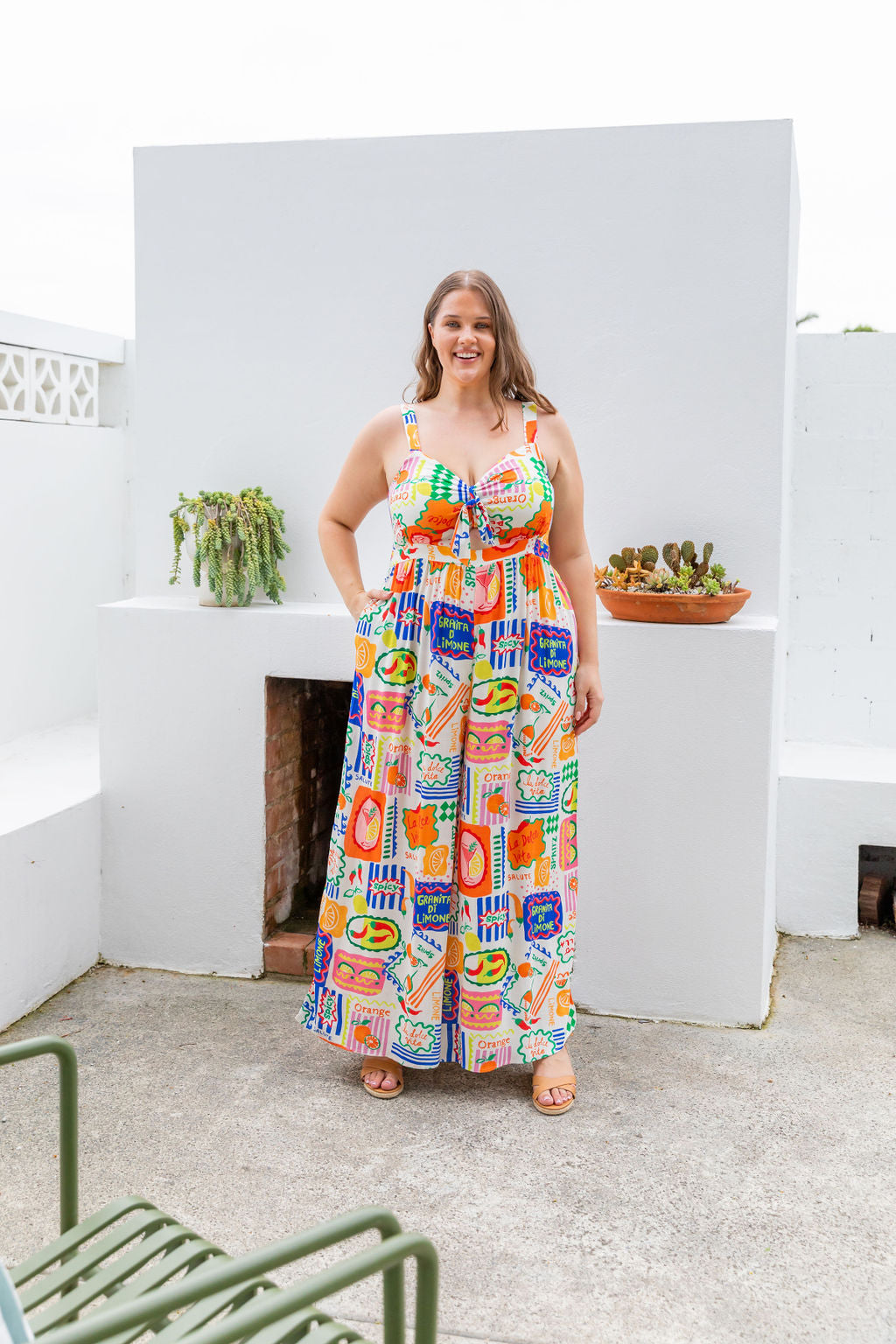 Christina Jumpsuit in Spicy Margs