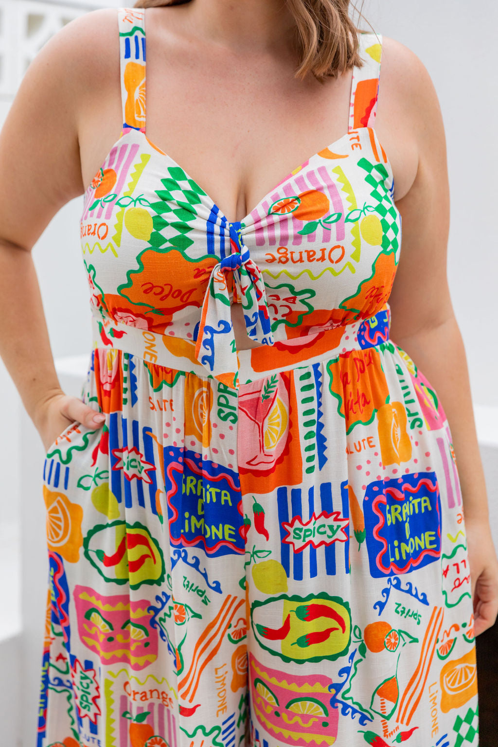 Christina Jumpsuit in Spicy Margs