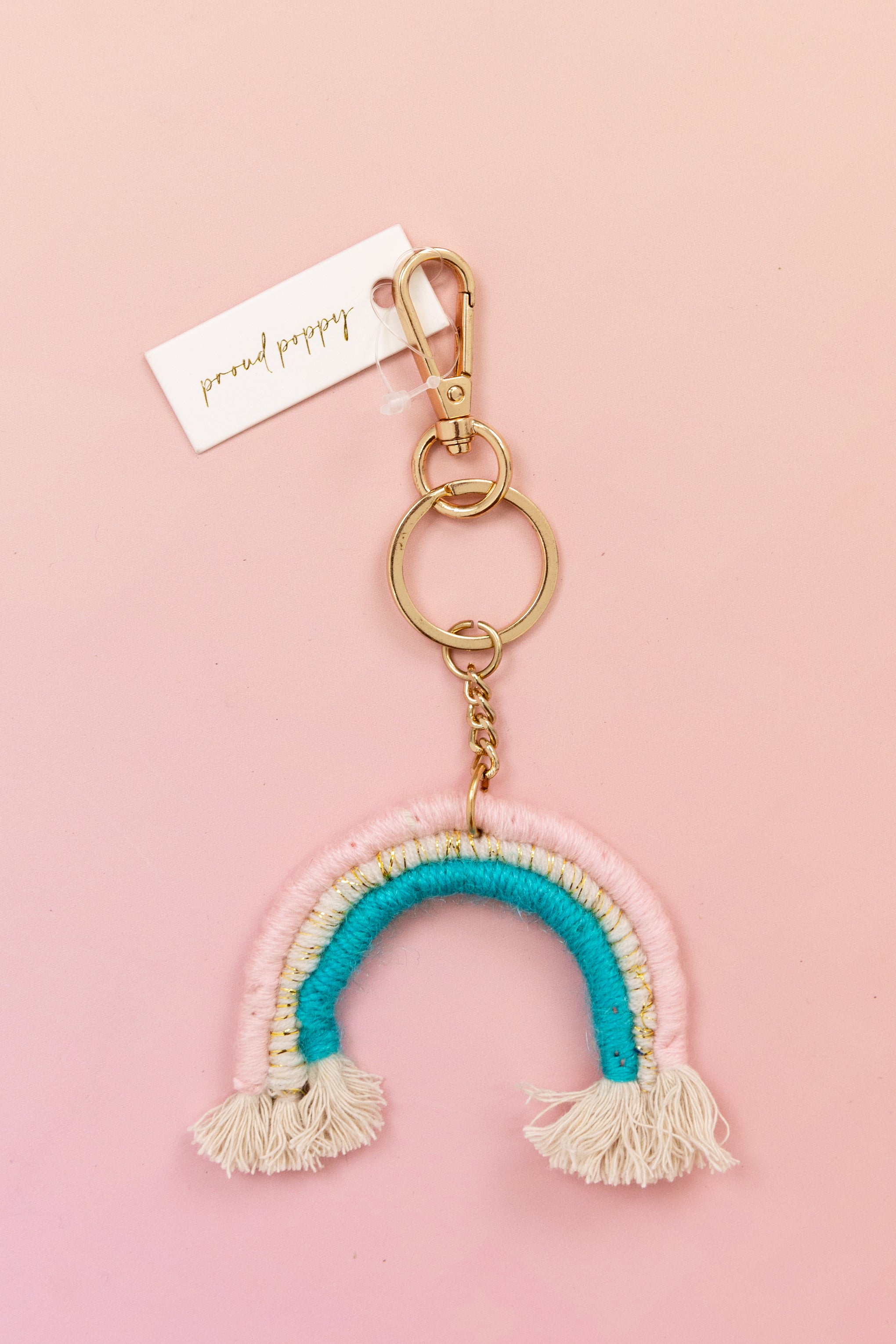 Rainbow Candy Key Charm