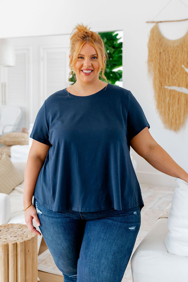 Jayden Tee in Navy