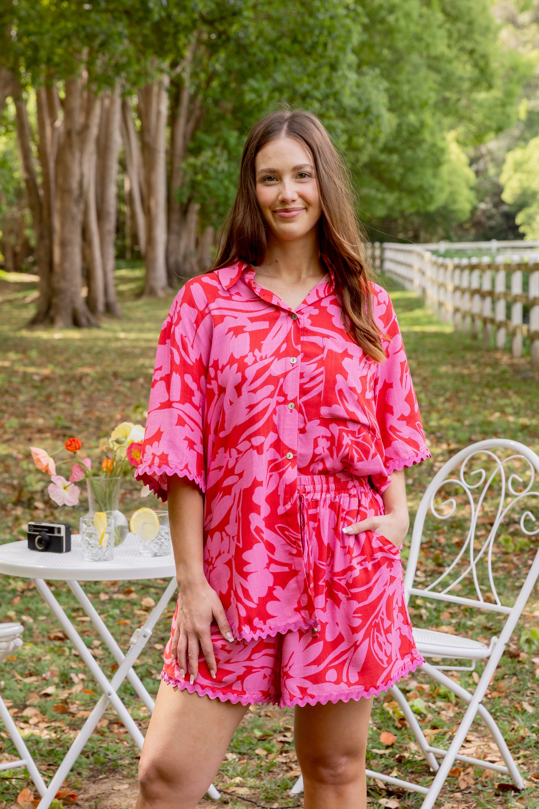 Samara Shirt in Fiesta