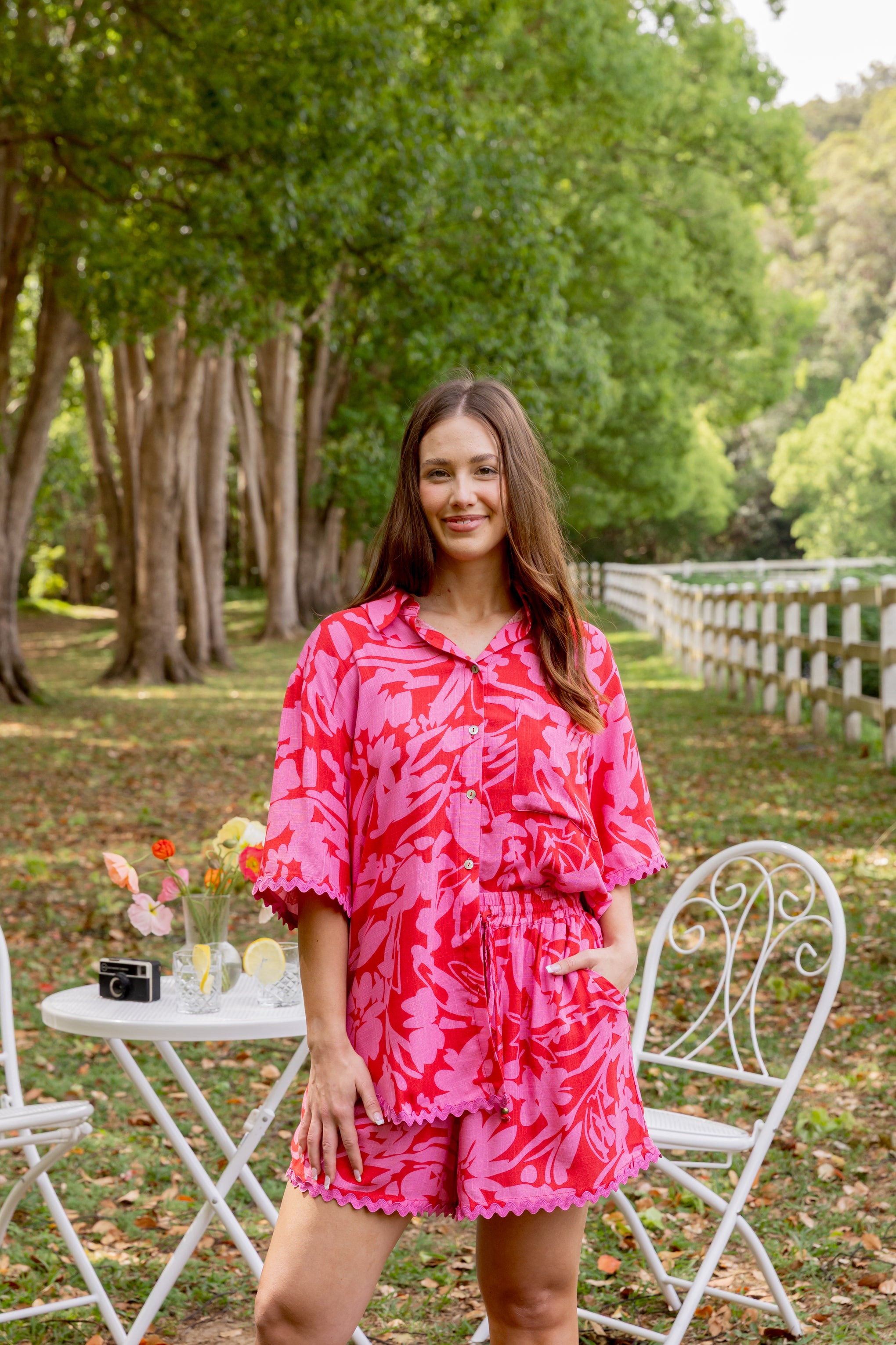 Samara Shirt in Fiesta