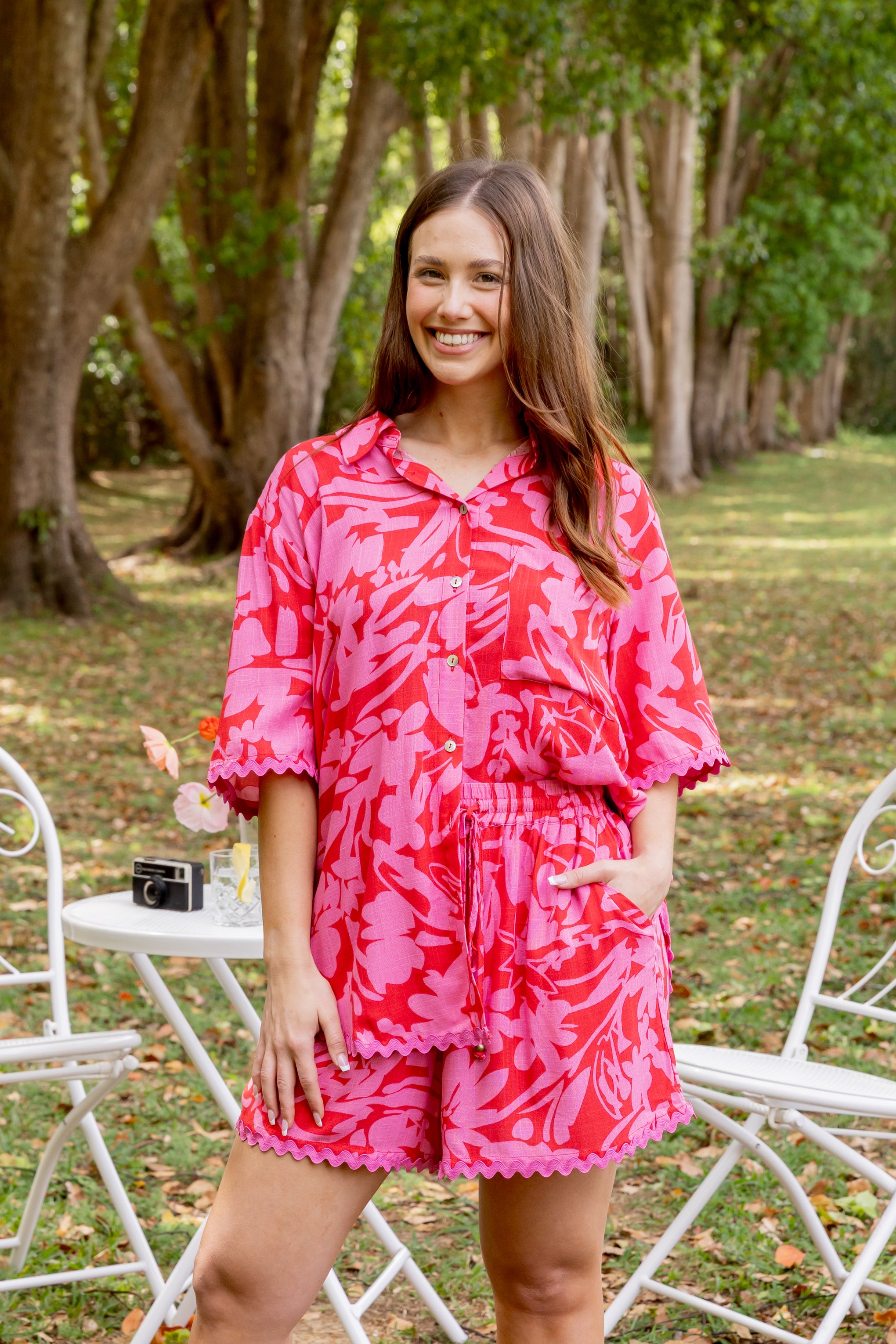 Samara Shirt in Fiesta