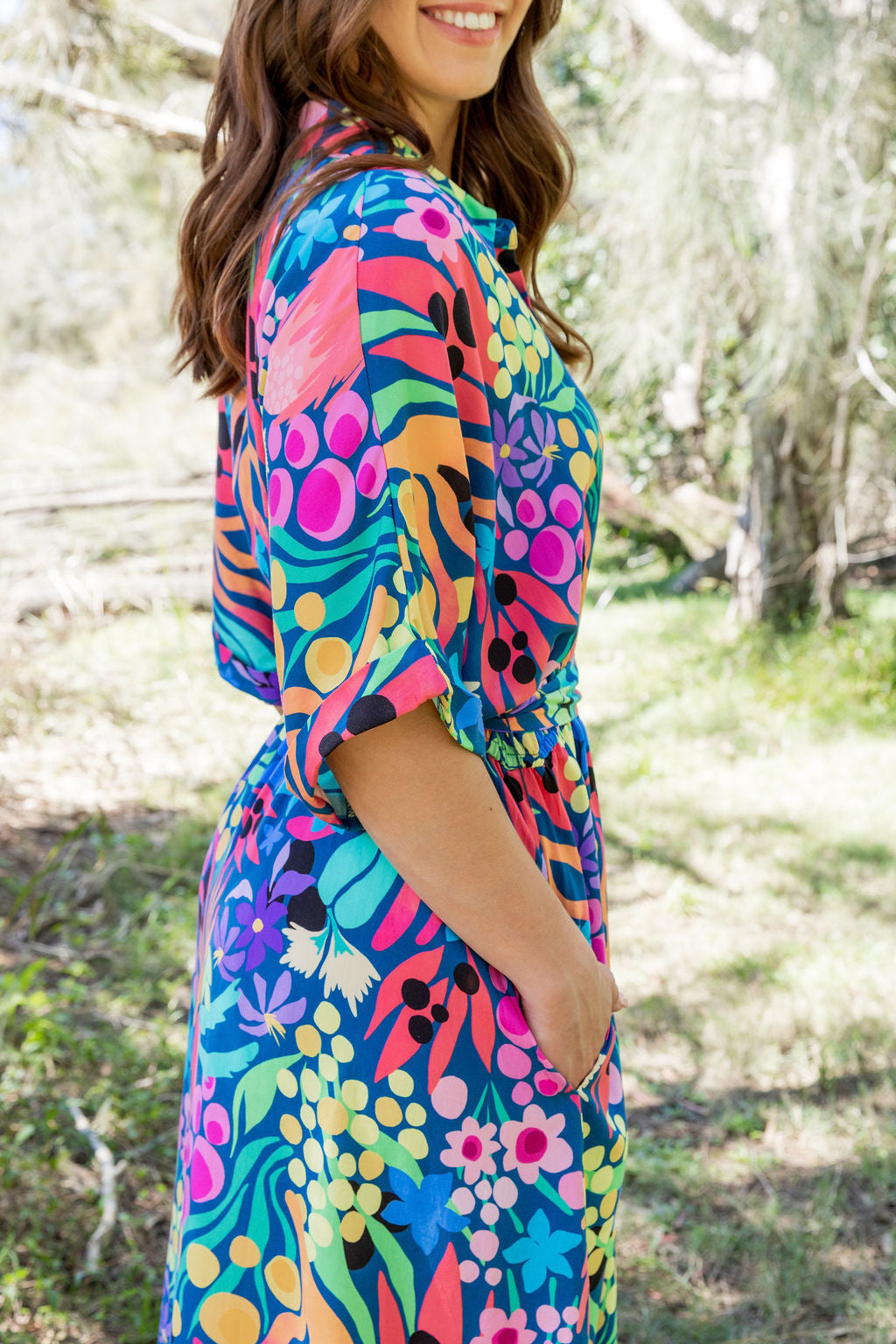 Maddy Dress in Natives by Kasey Rainbow