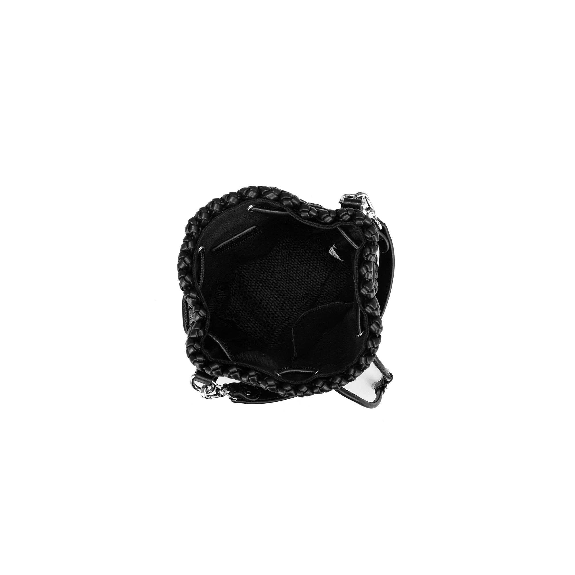 Mindy Black Bucket Bag by Black Caviar
