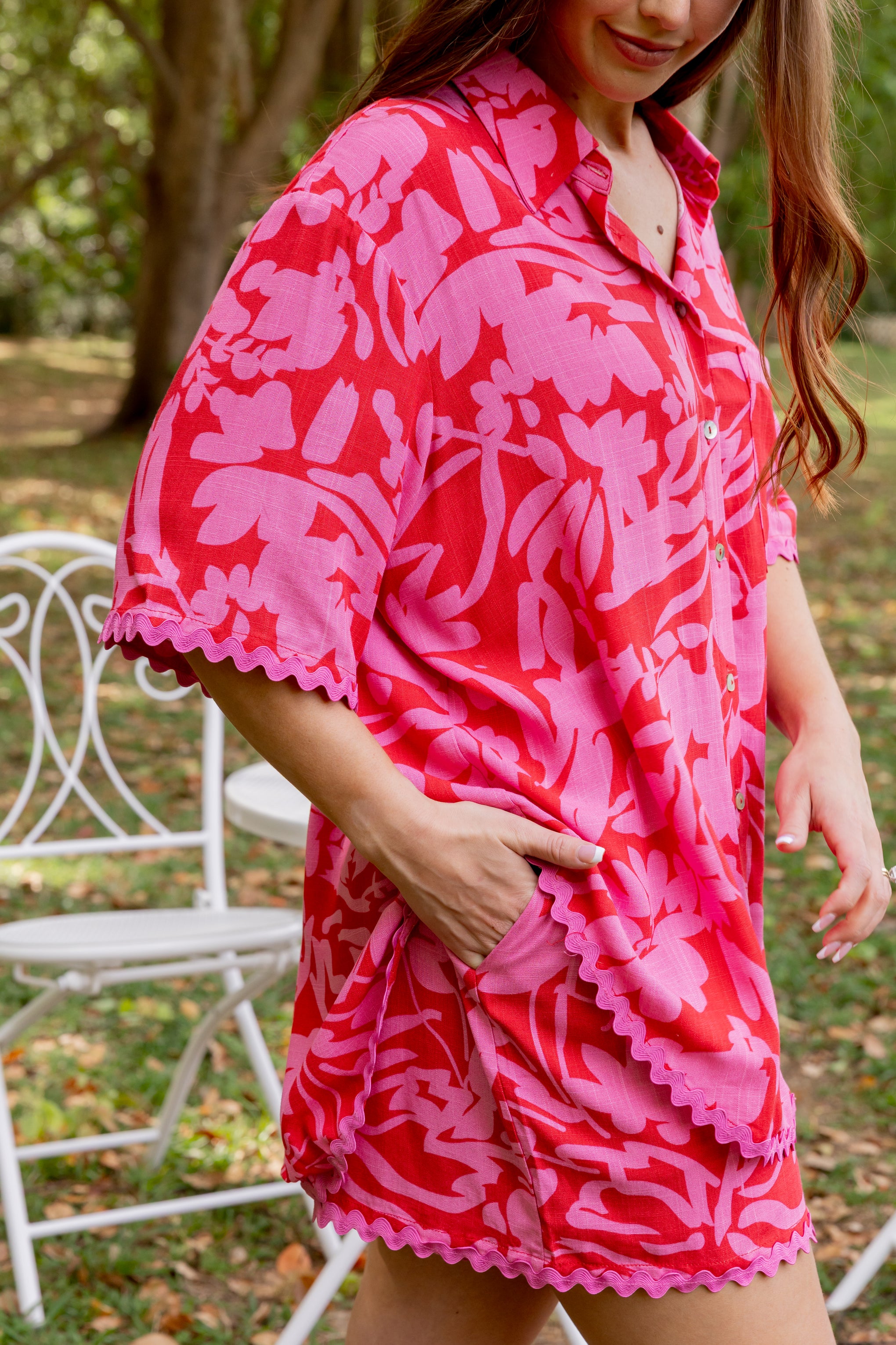 Samara Shirt in Fiesta