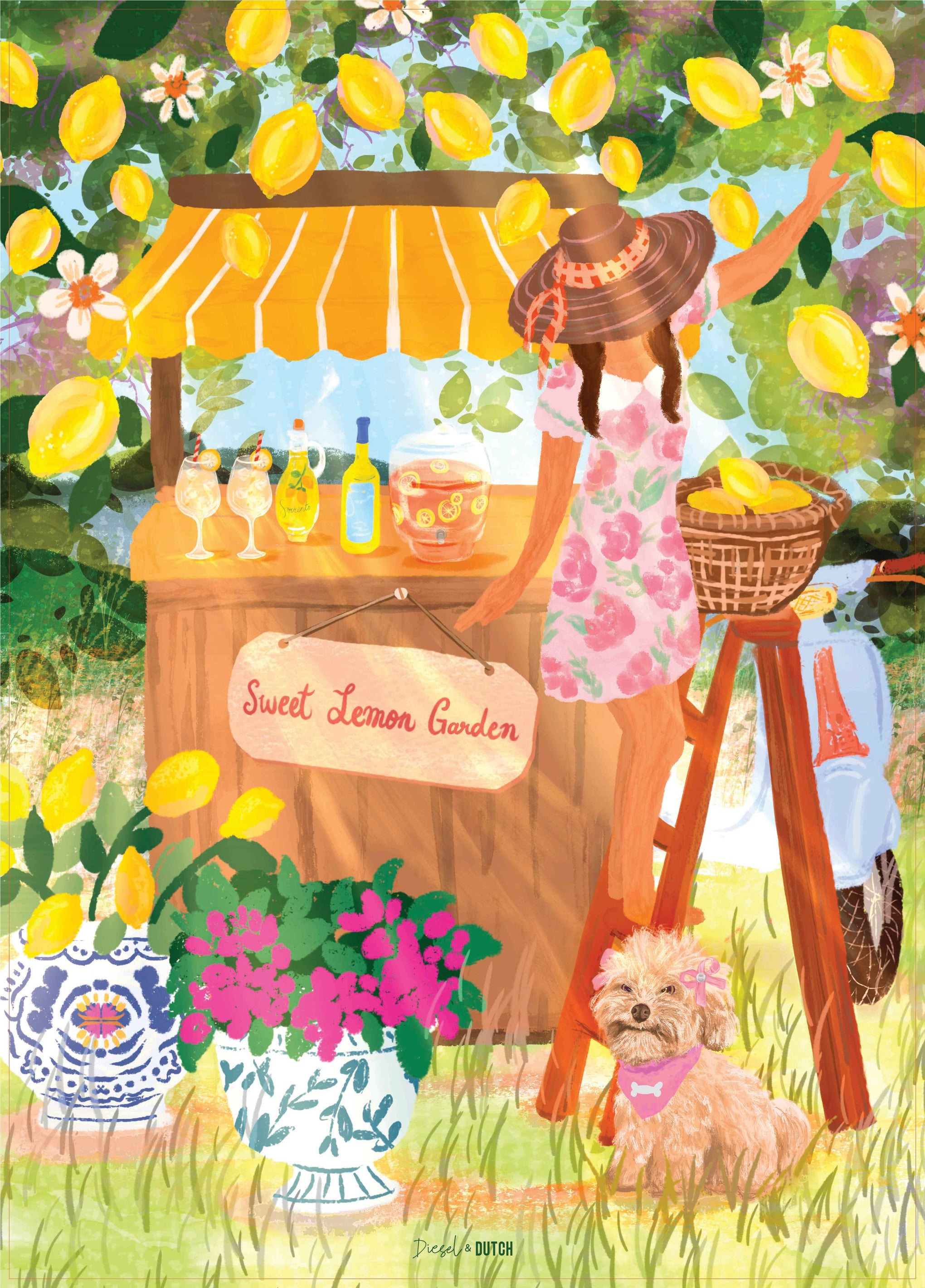 Sweet Lemons 1000pc Wall Jigsaw Puzzle