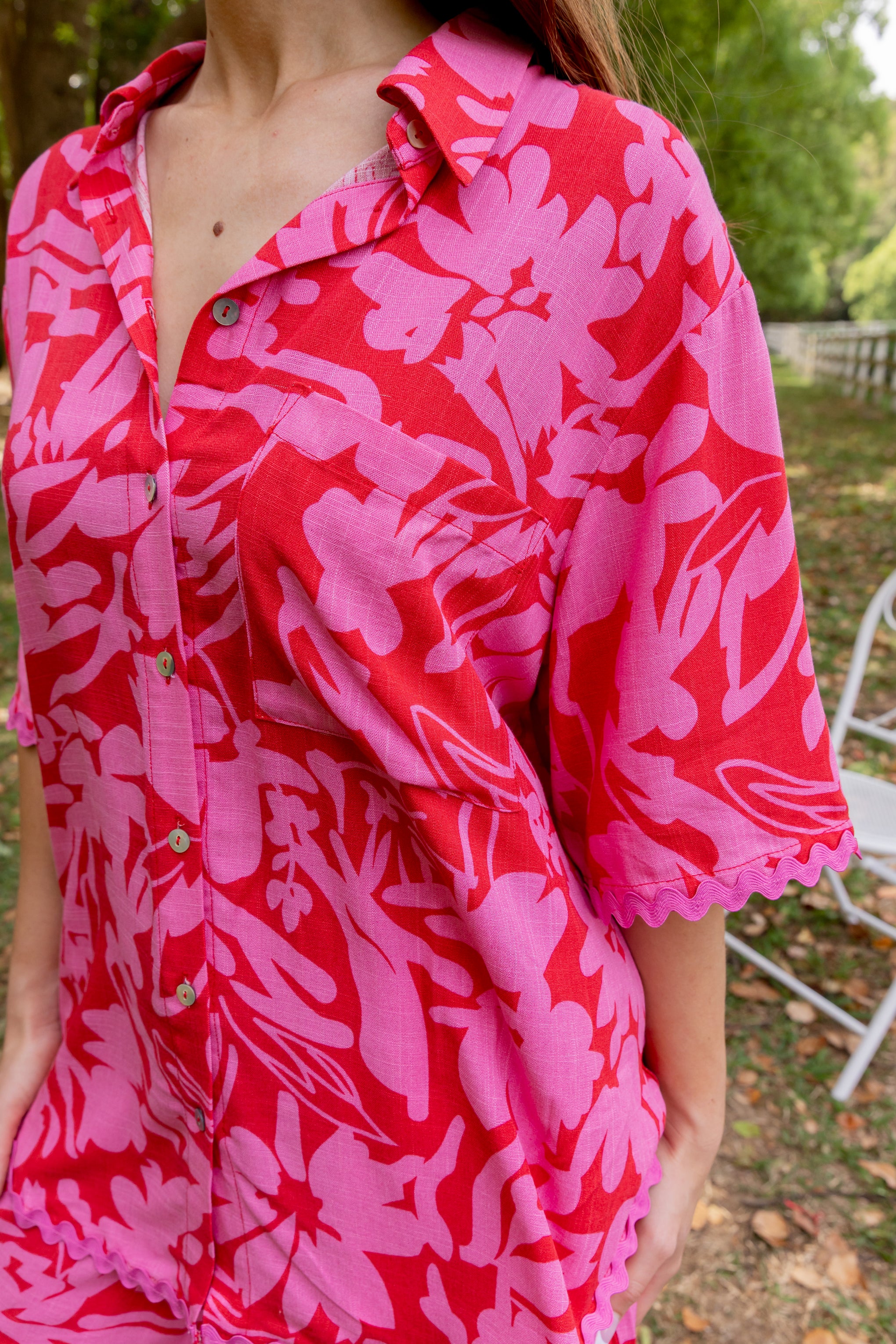 Samara Shirt in Fiesta