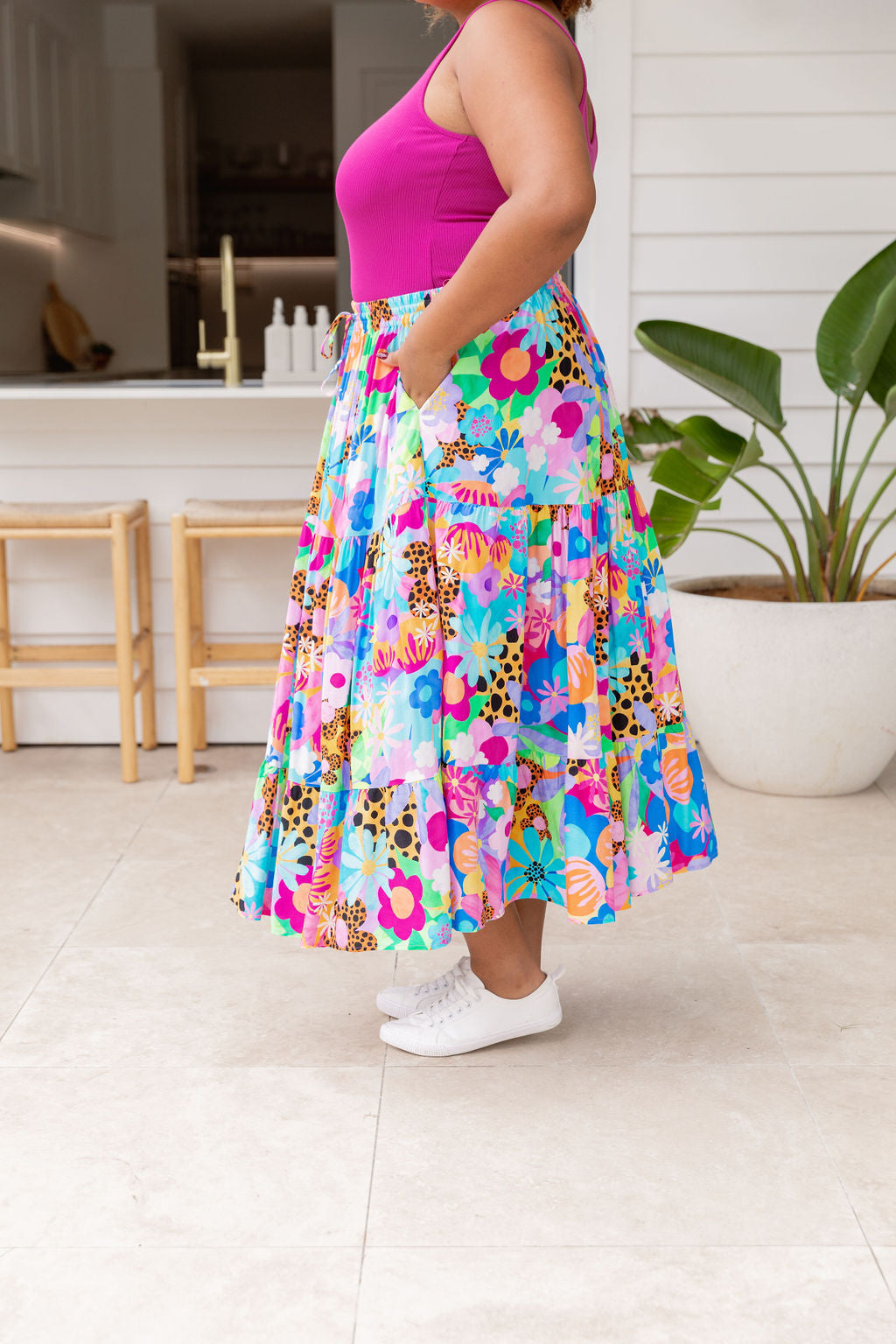 Carrie Skirt in Floral Fancy by Kasey Rainbow