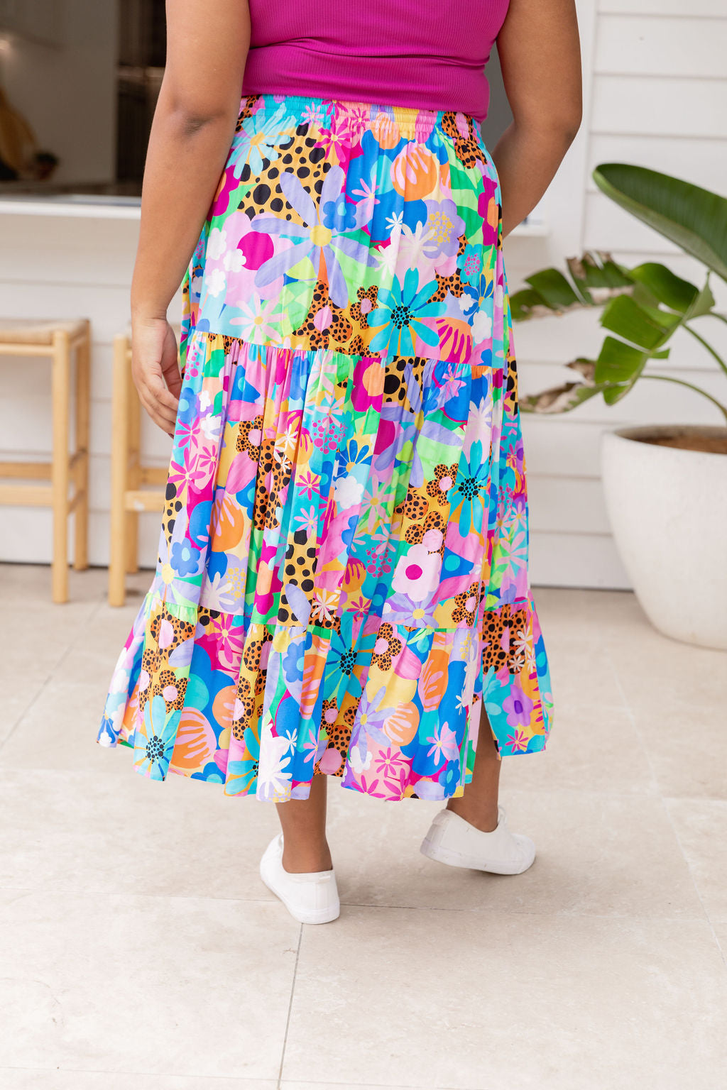 Carrie Skirt in Floral Fancy by Kasey Rainbow