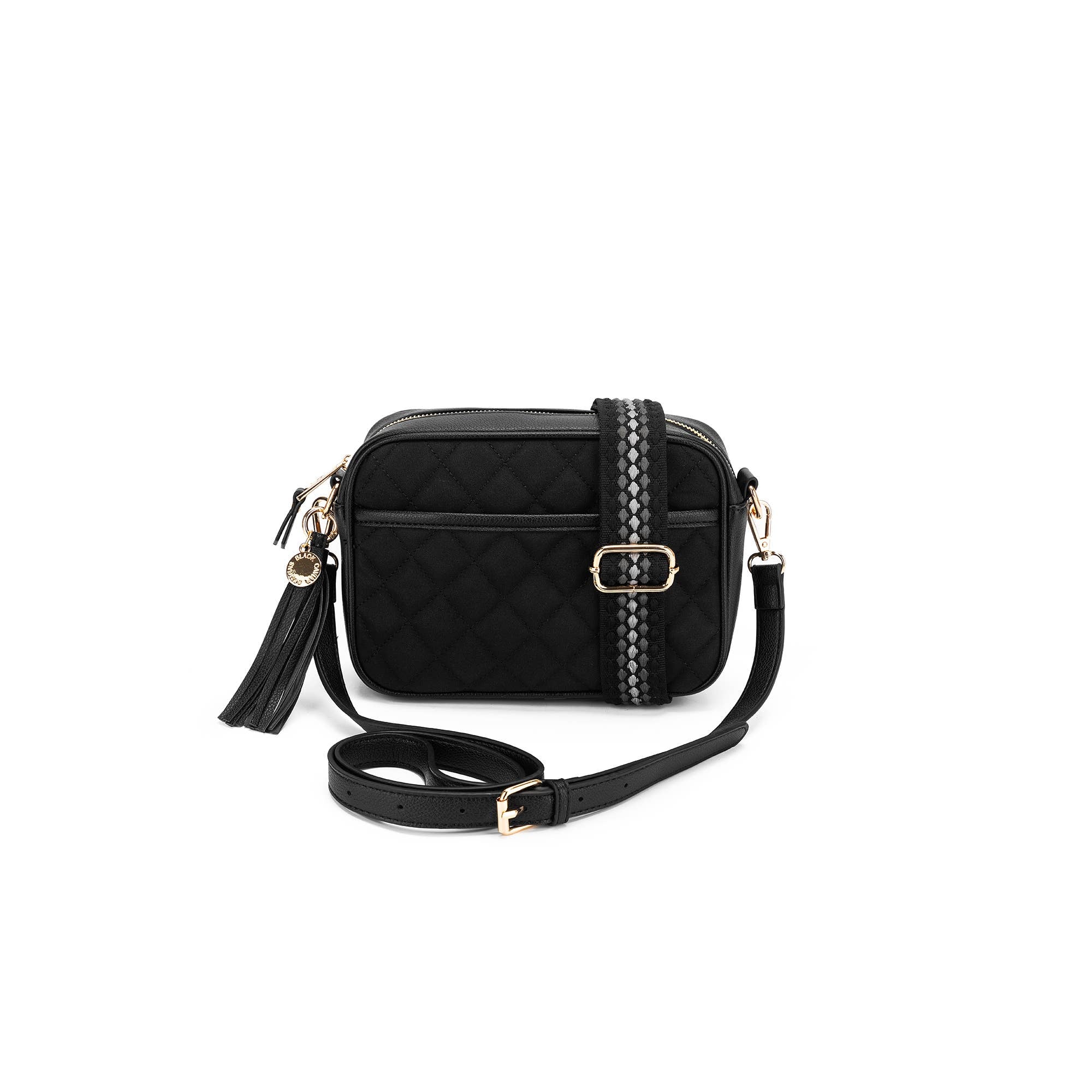 Maxine Black Crossbody Bag by Black Caviar