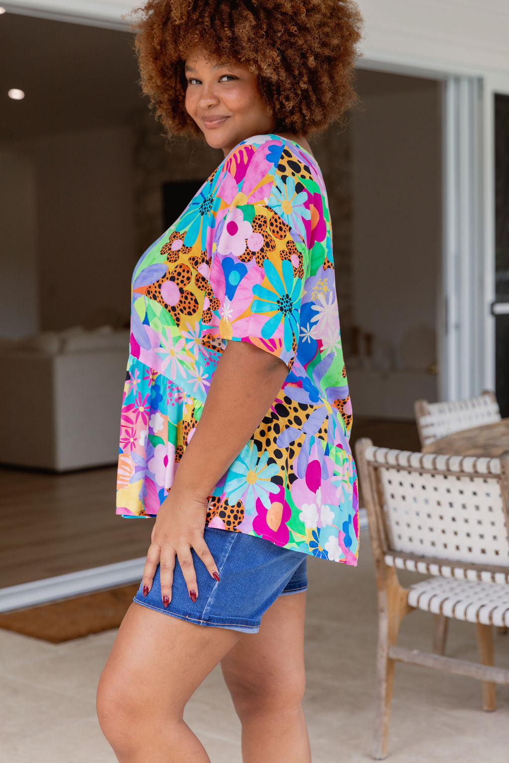 Peak Top in Floral Fancy by Kasey Rainbow