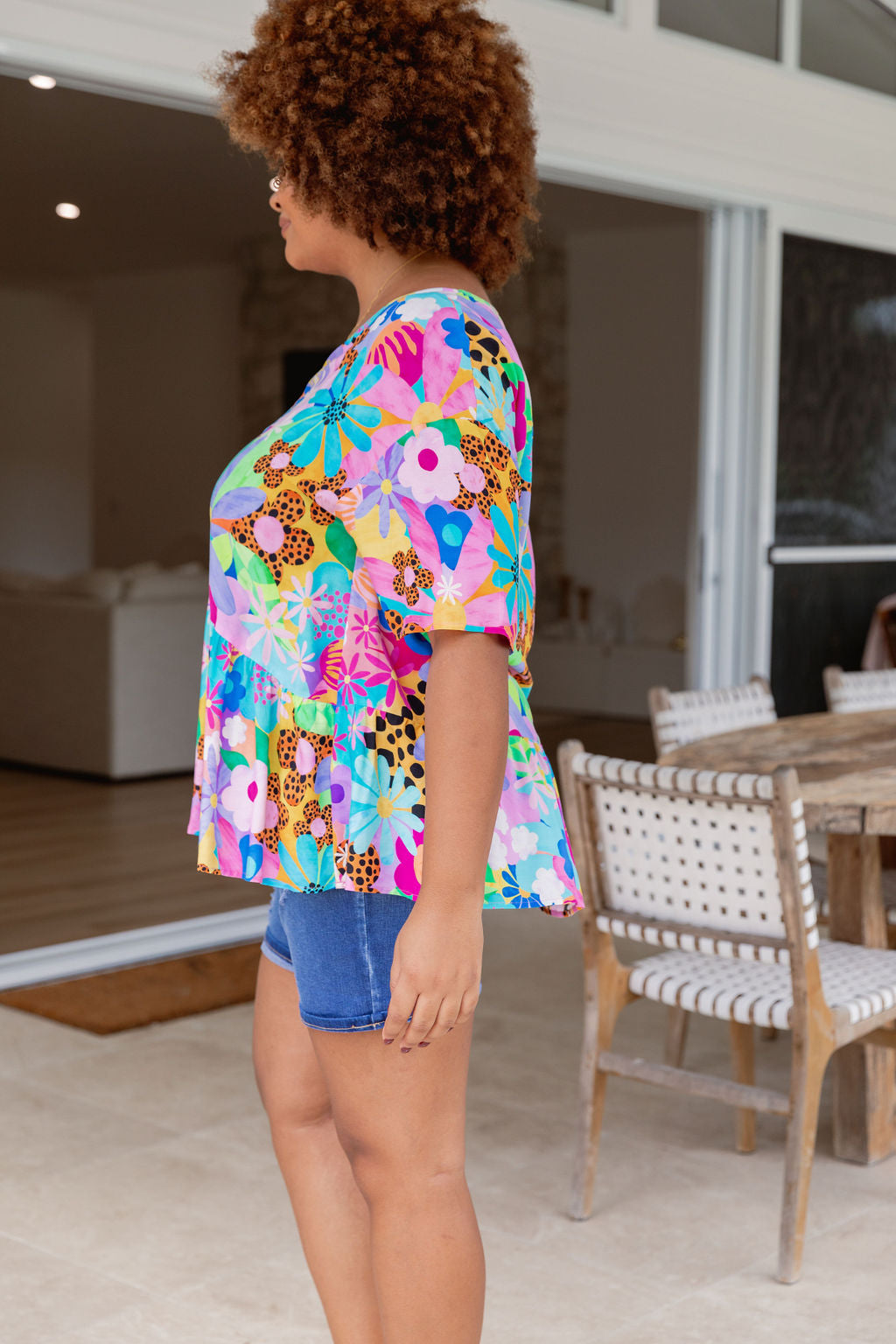 Peak Top in Floral Fancy by Kasey Rainbow