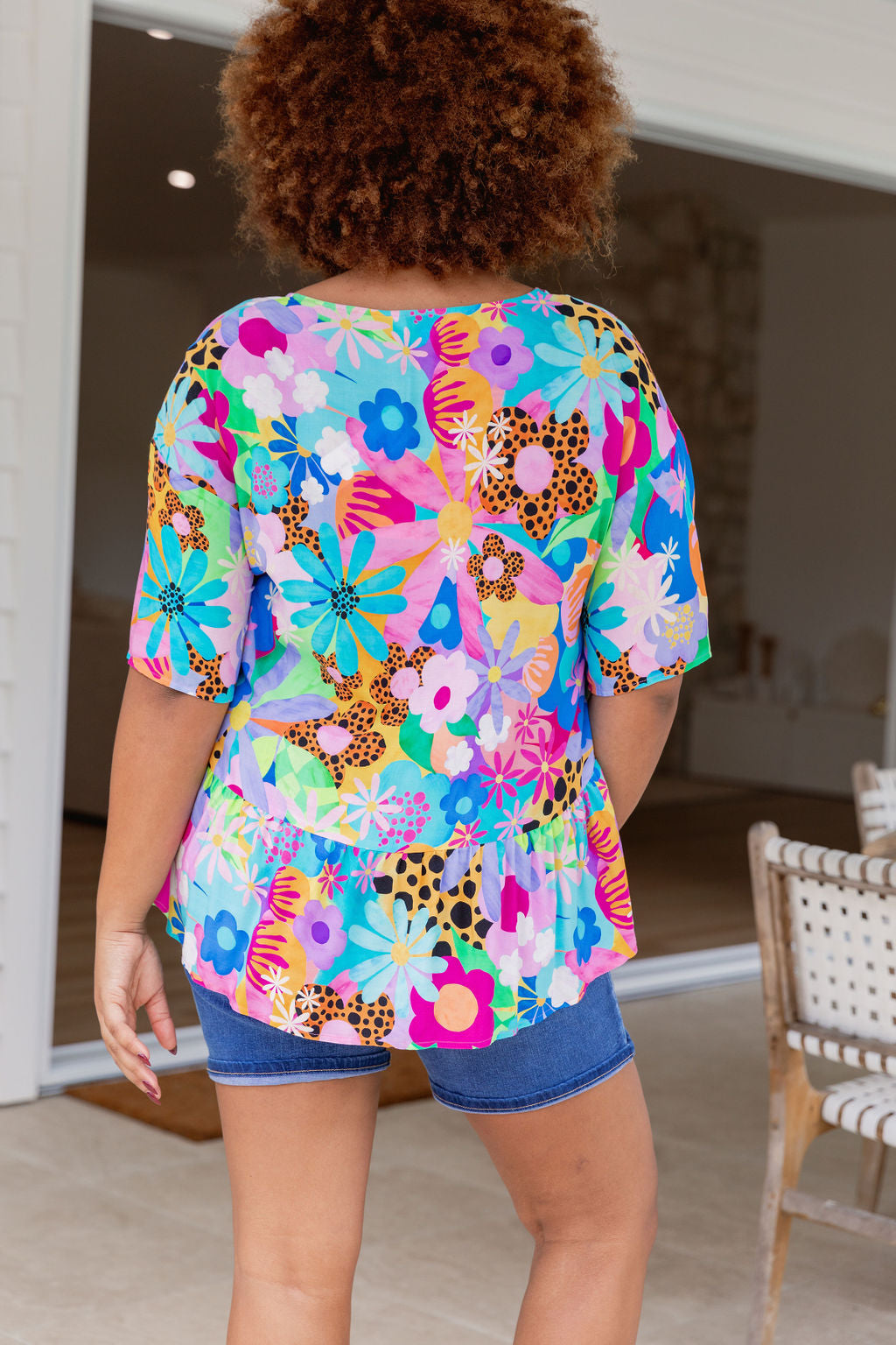 Peak Top in Floral Fancy by Kasey Rainbow