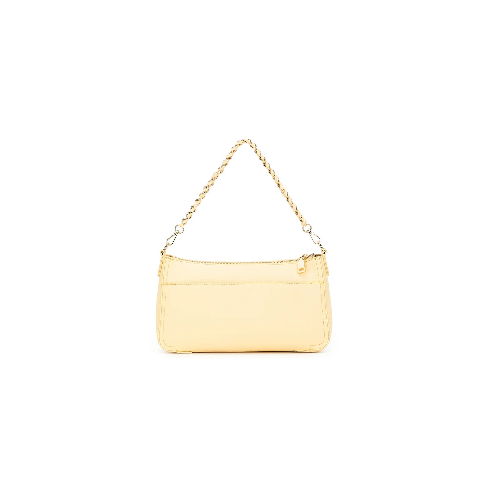 Eloise Yellow Chiffon Crossbody Bag by Black Caviar