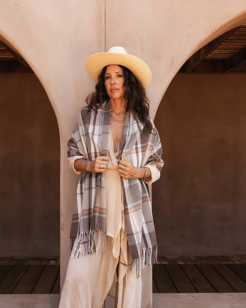 Balmoral Scarf in Taupe by Louenhide