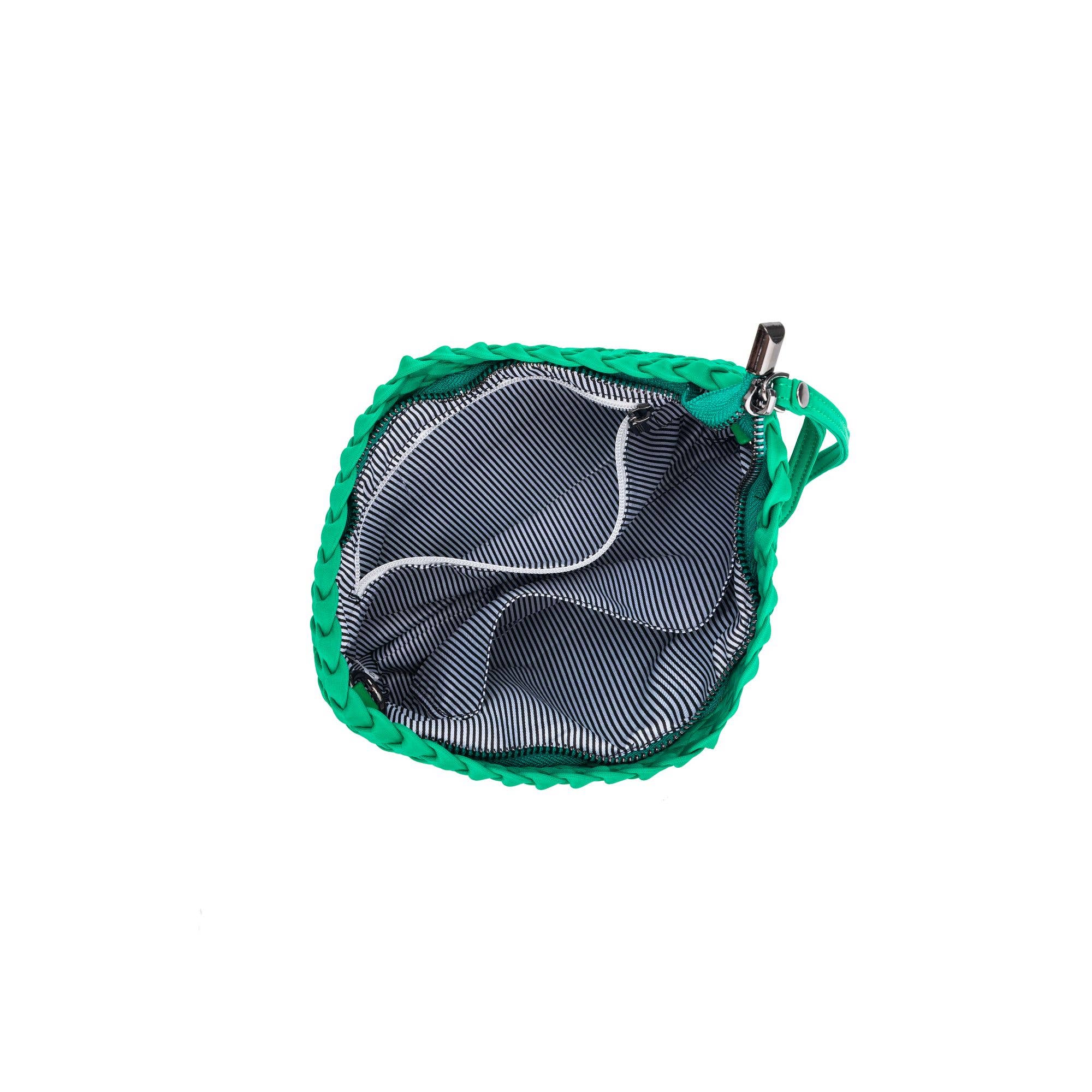 Aria Green Clutch Crossbody Bag by Black Caviar