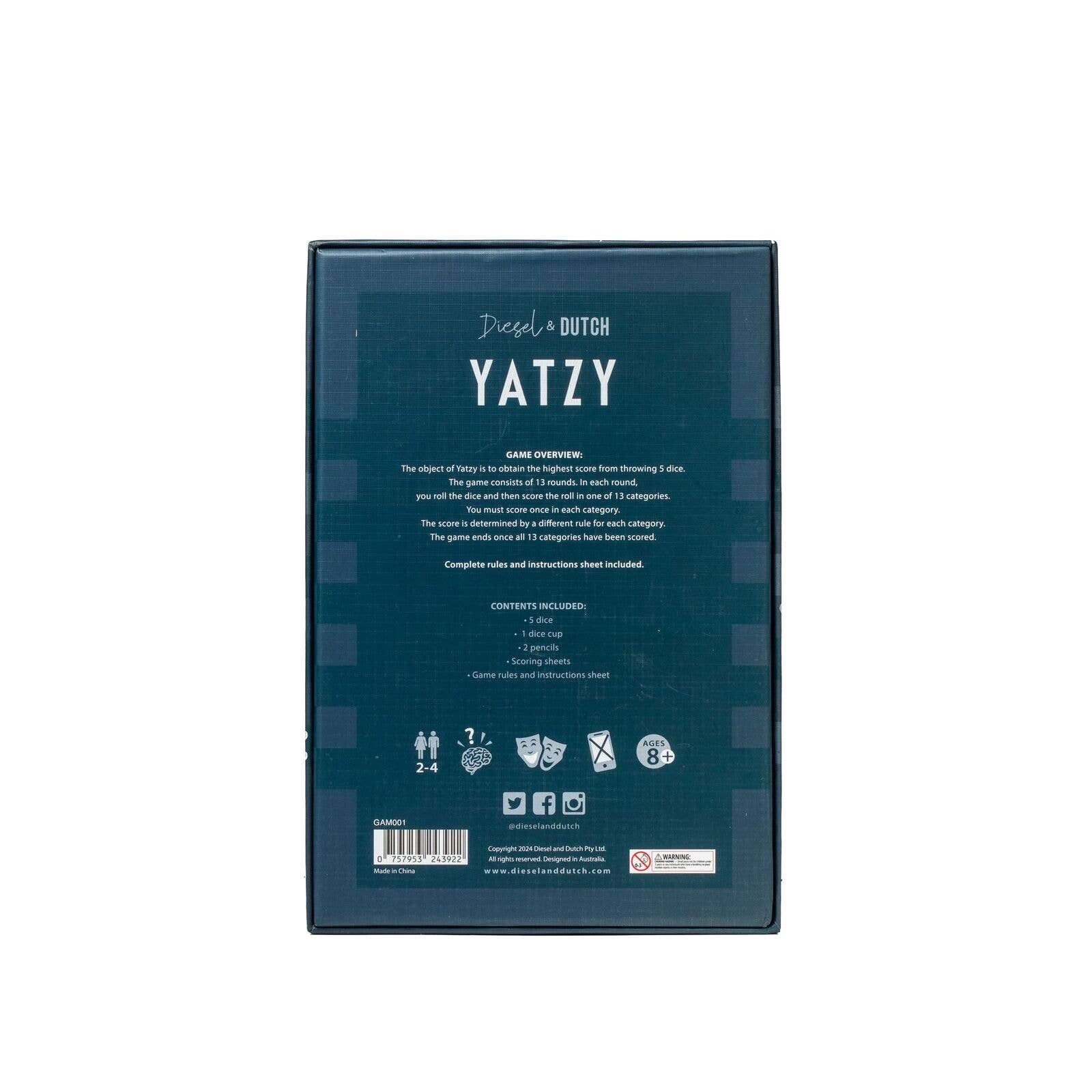 Yatzy Dice Game [4]