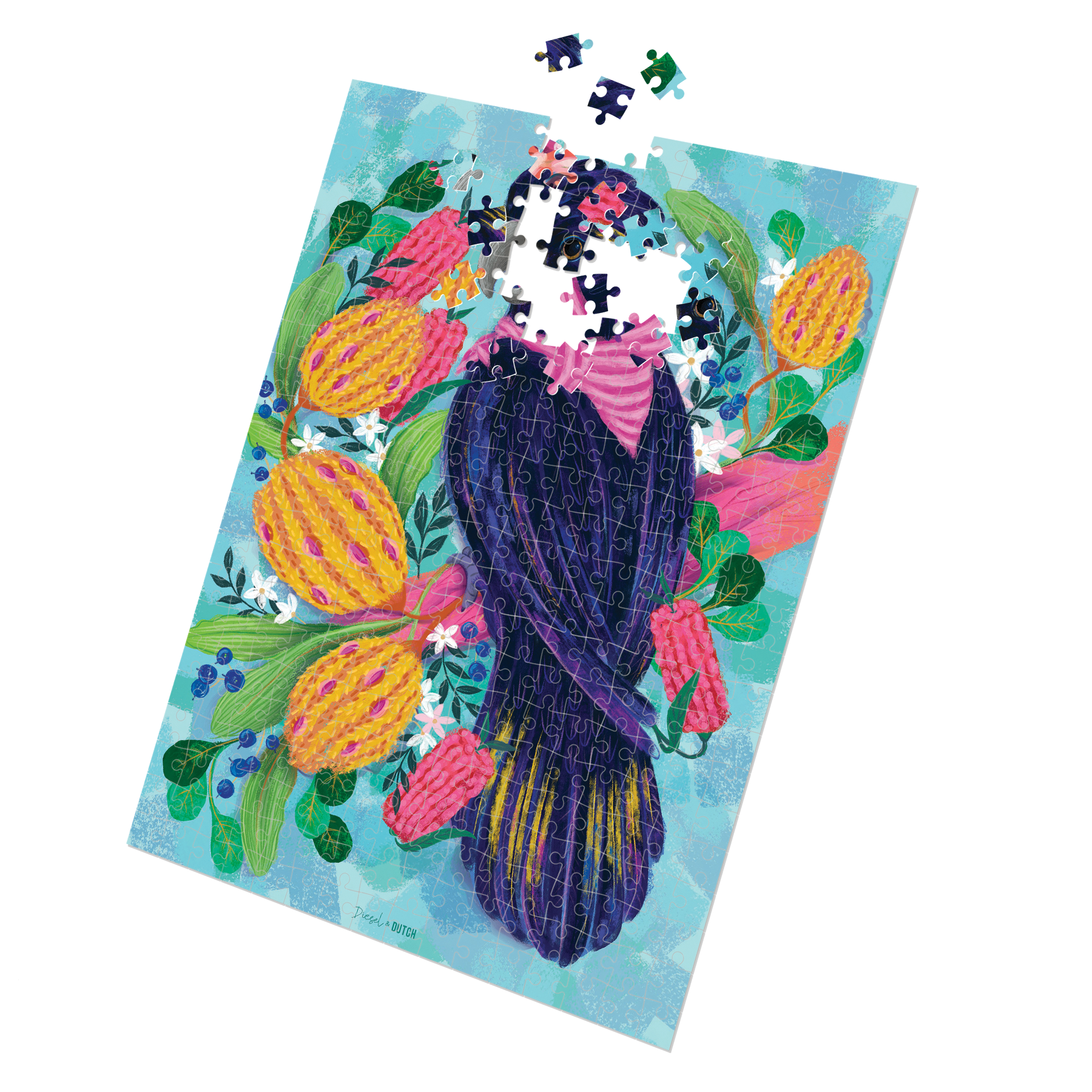 Black Cockatoo 1000pc Wall Jigsaw Puzzle