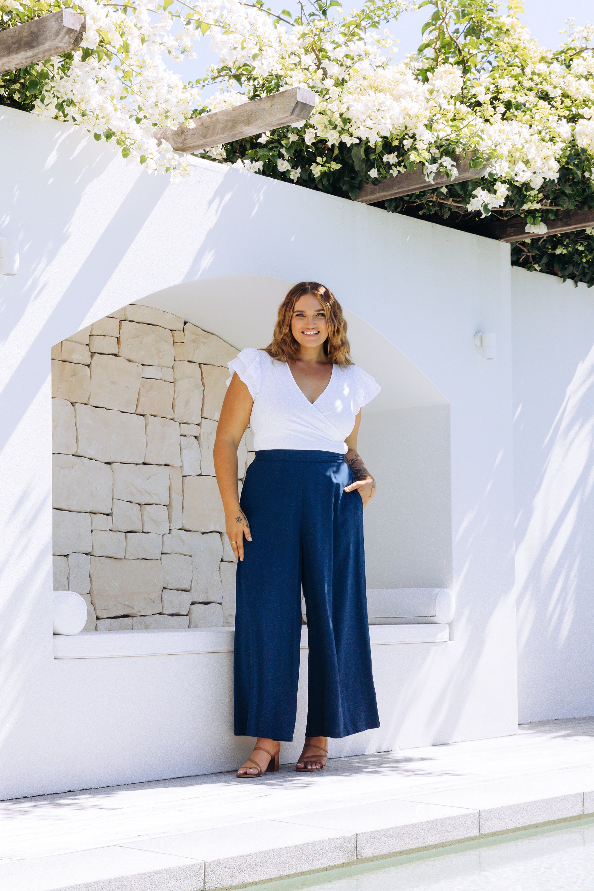 Larsa Pants in Navy