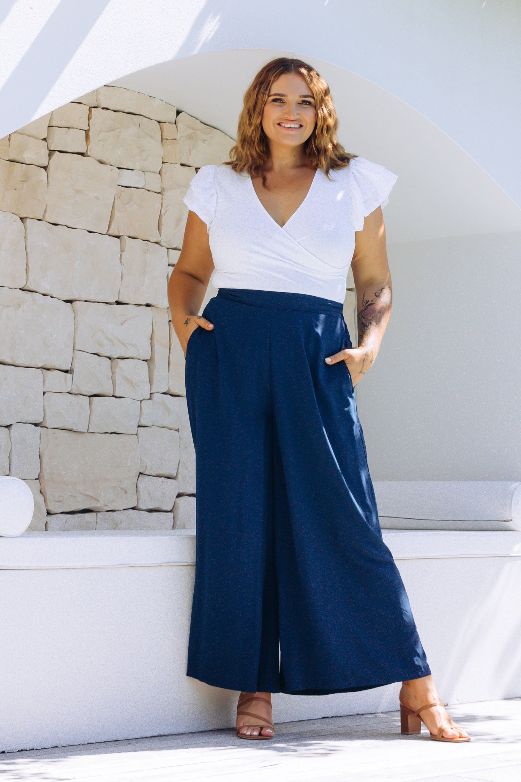 Larsa Pants in Navy