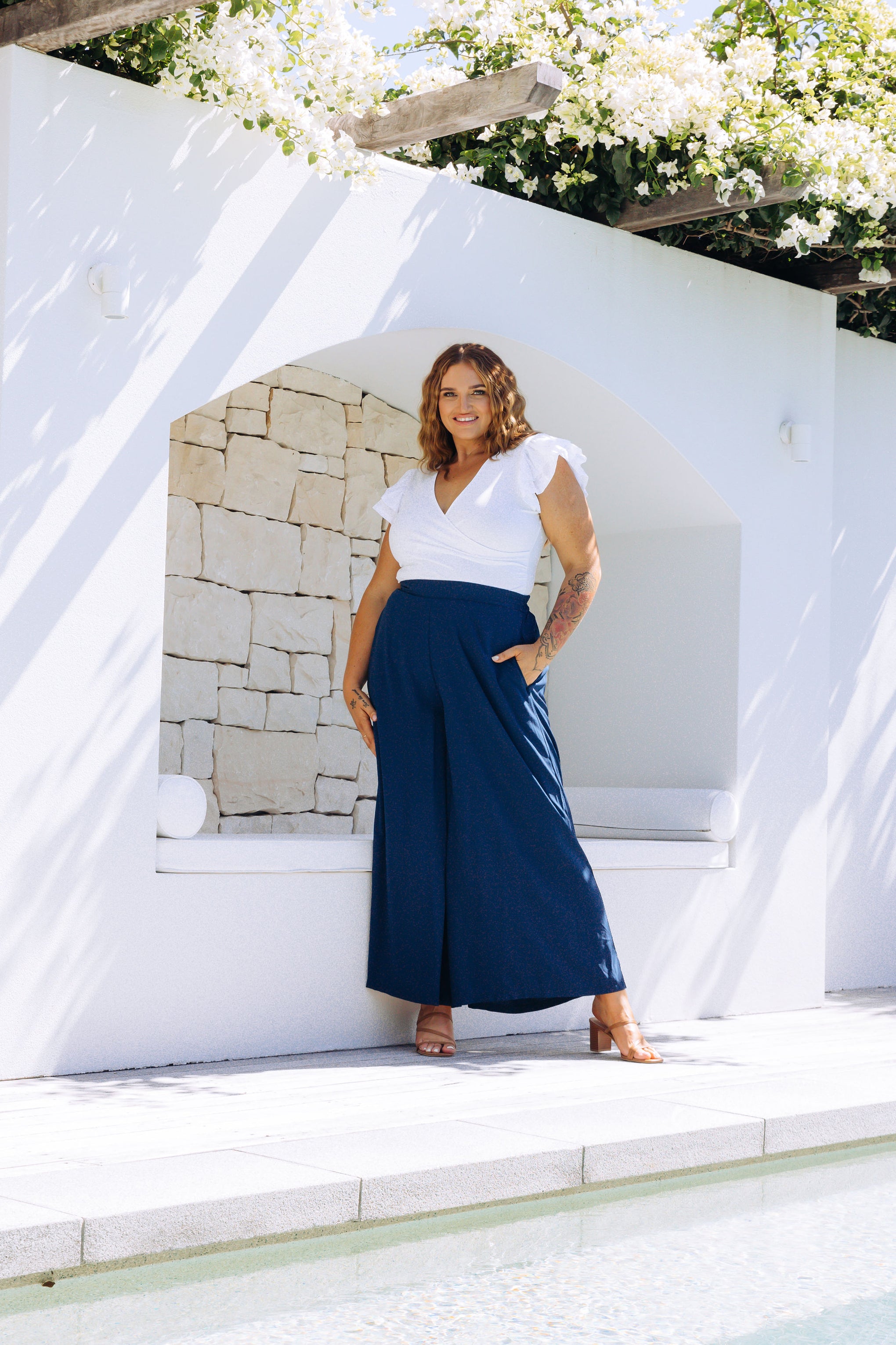 Larsa Pants in Navy