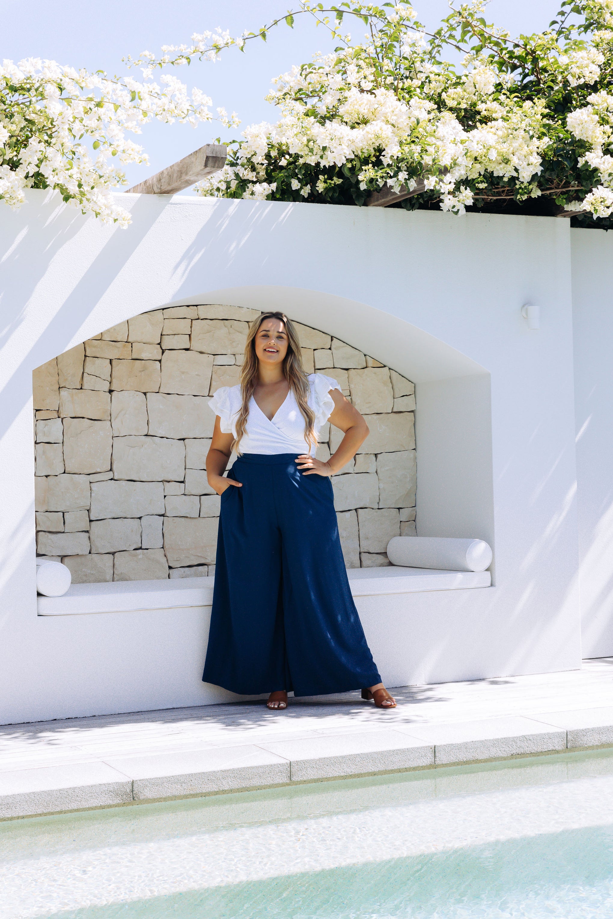 Larsa Pants in Navy