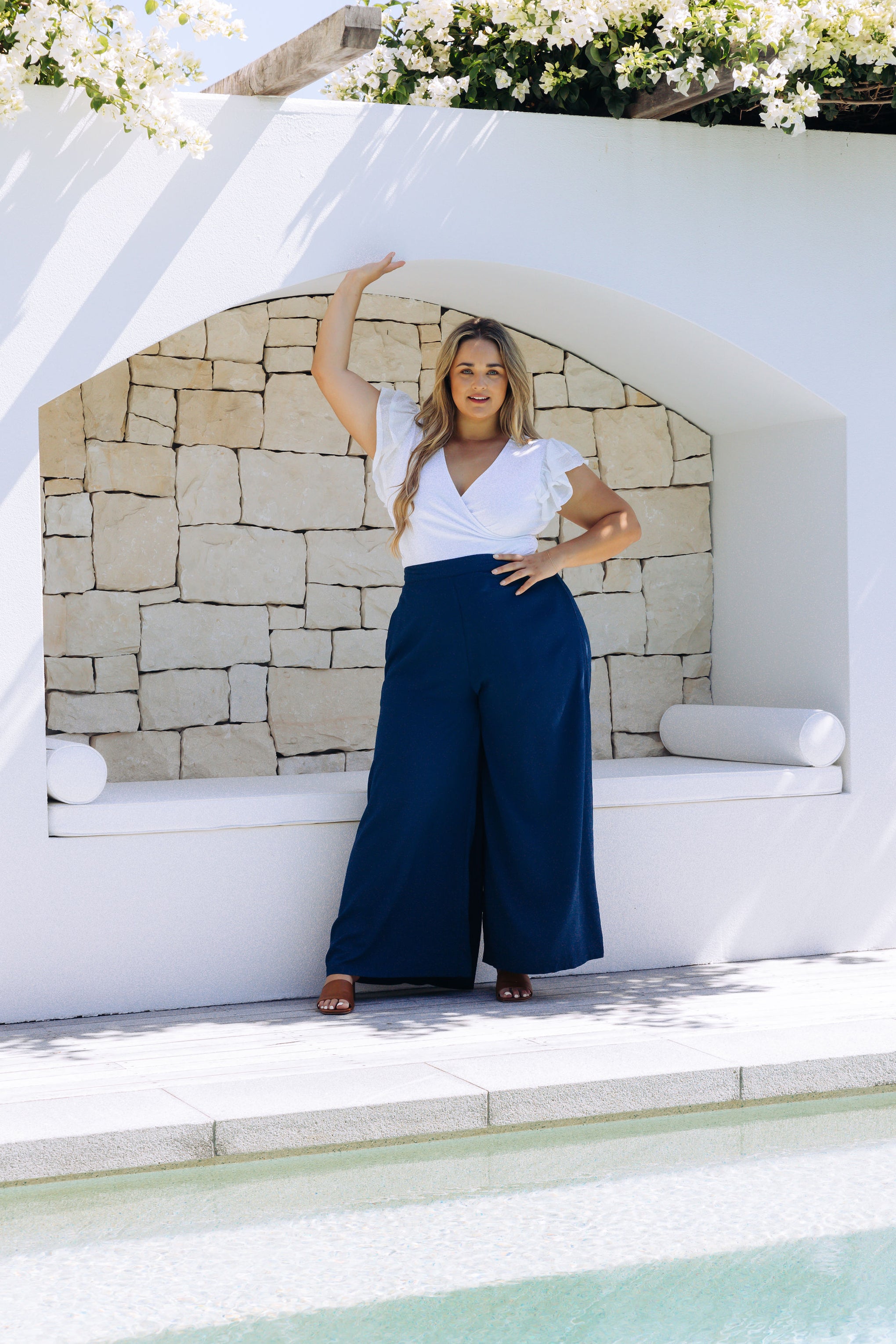 Larsa Pants in Navy