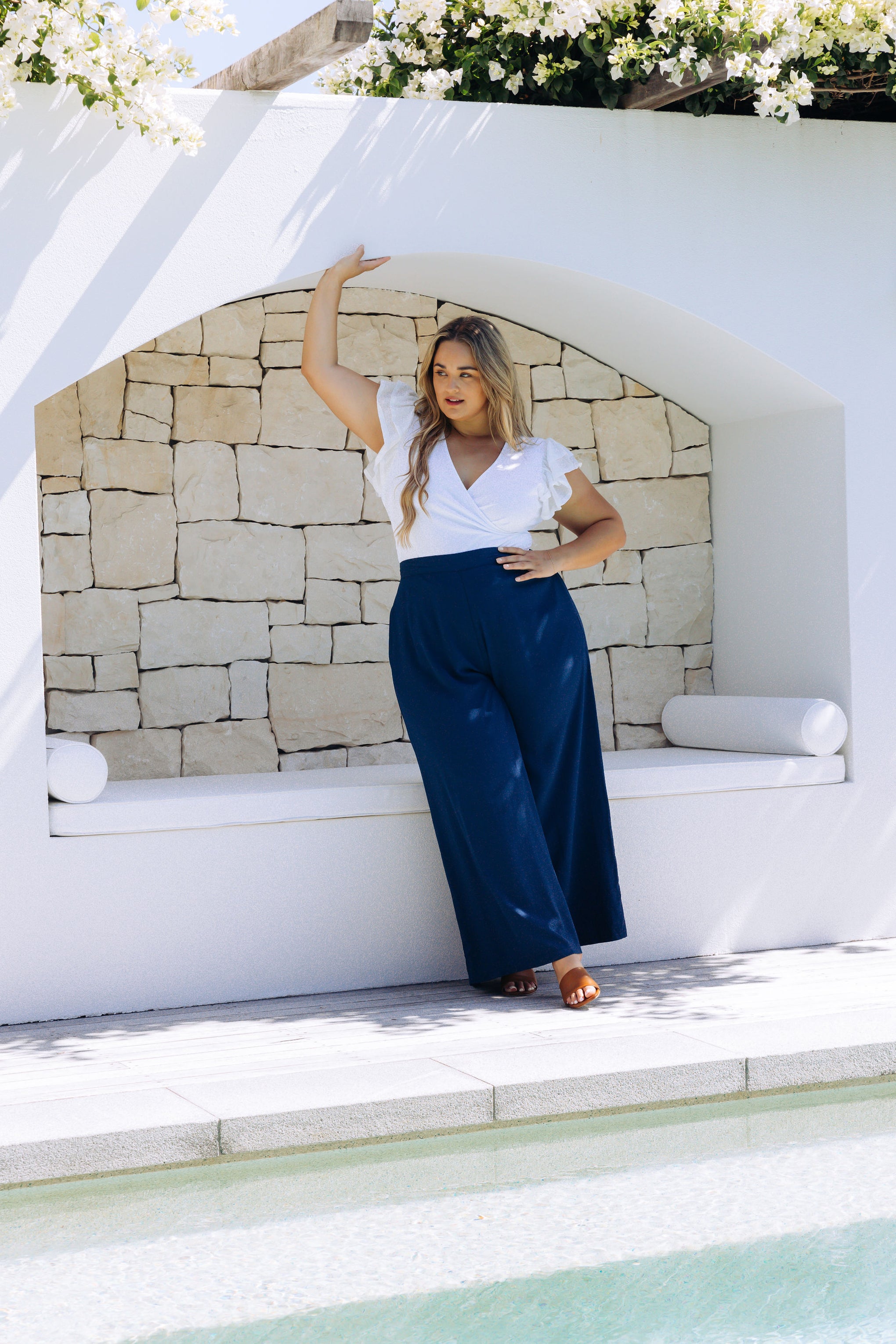 Larsa Pants in Navy