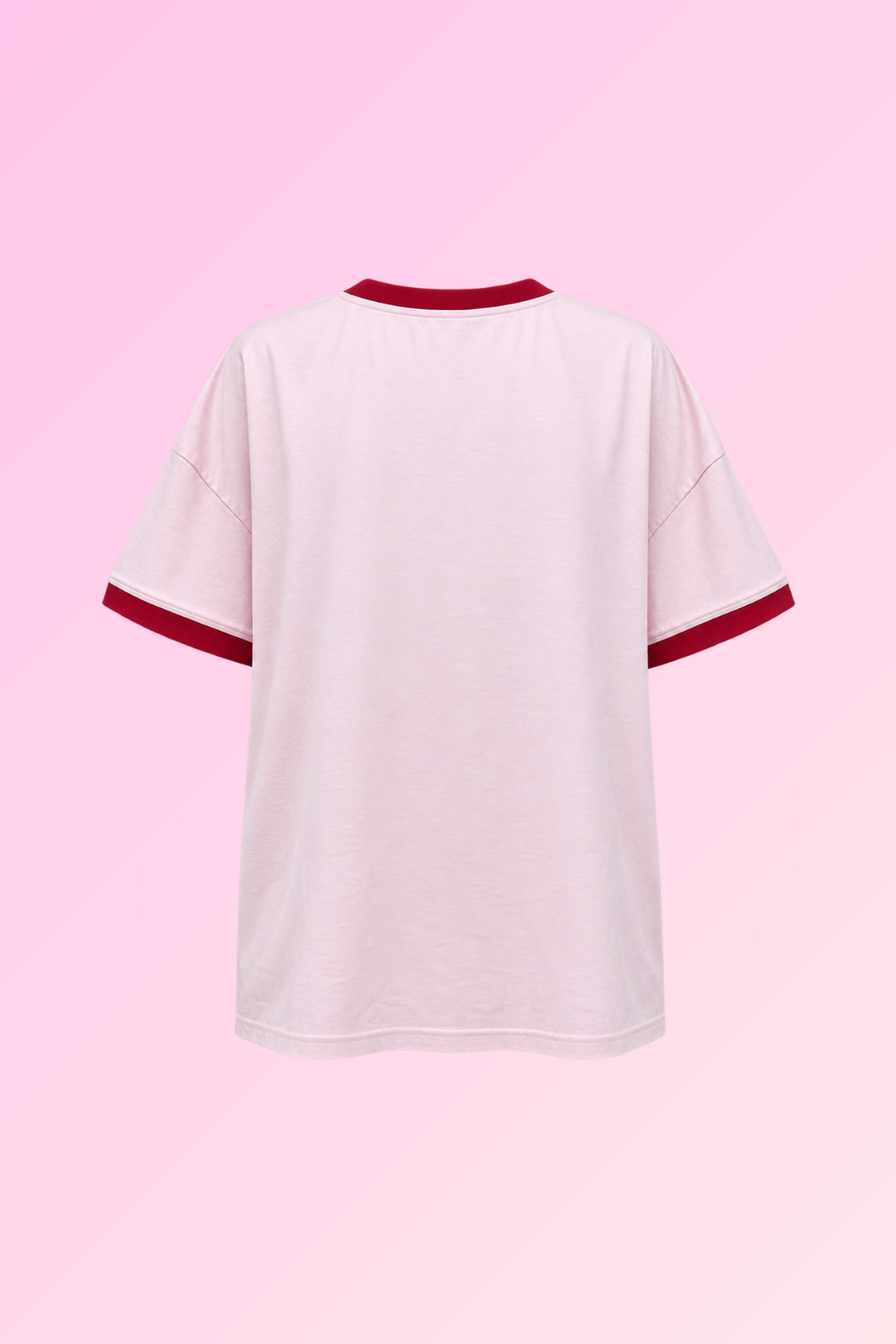 Alfie Oversized Tee in Feelin Jolly Pink