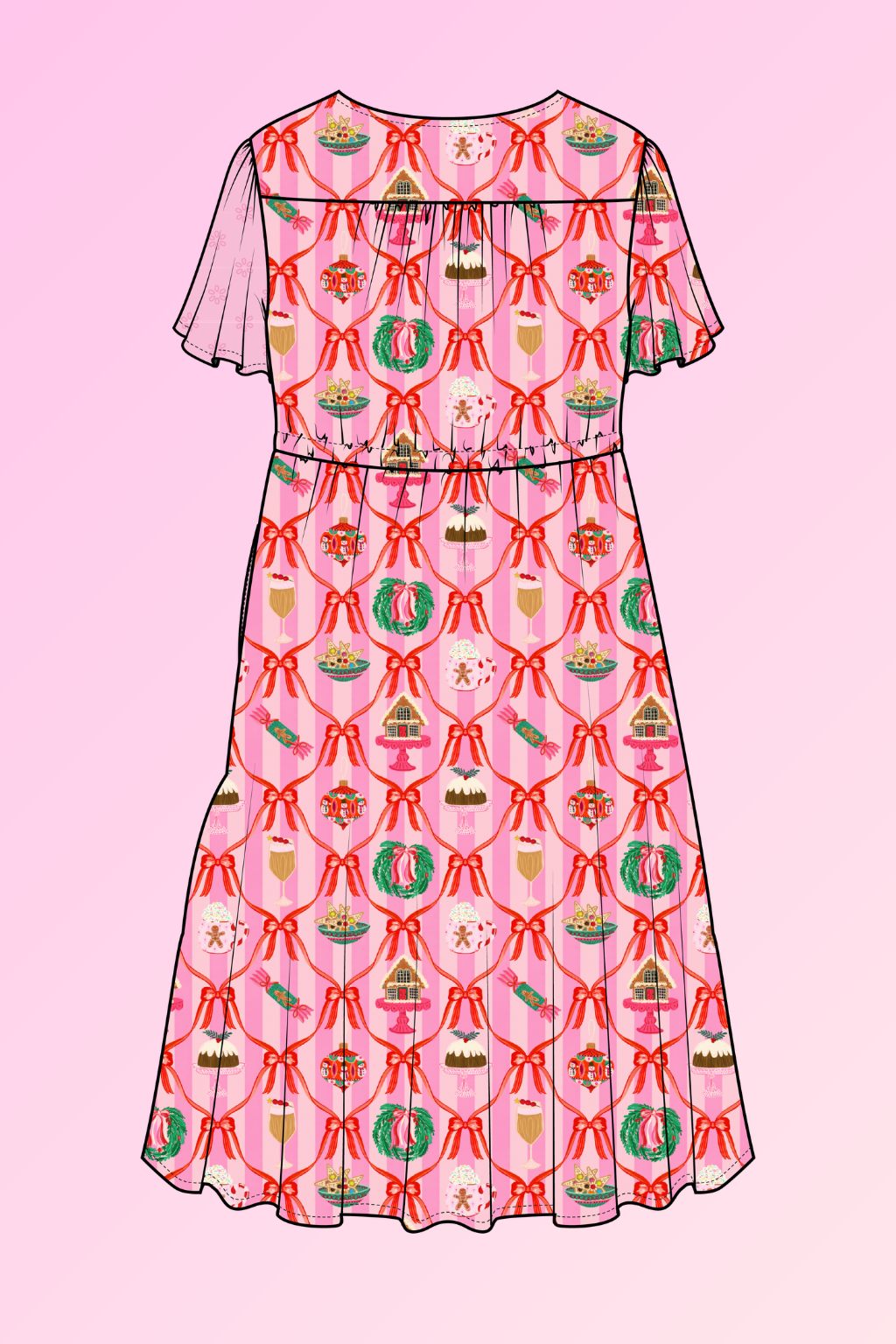 Bonita Dress in Festive Vibes