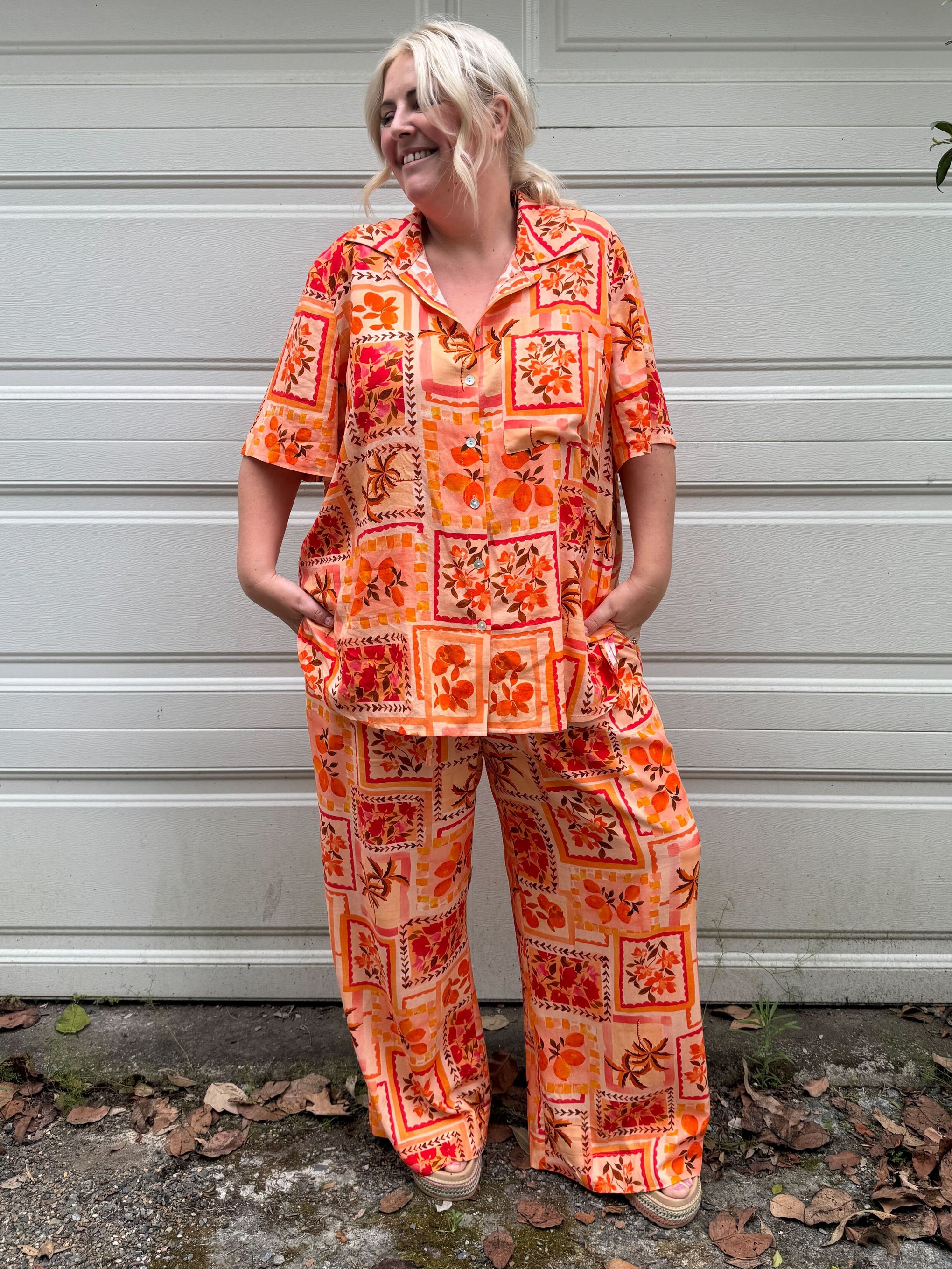 Gina Pant in Sunkissed Mosaic