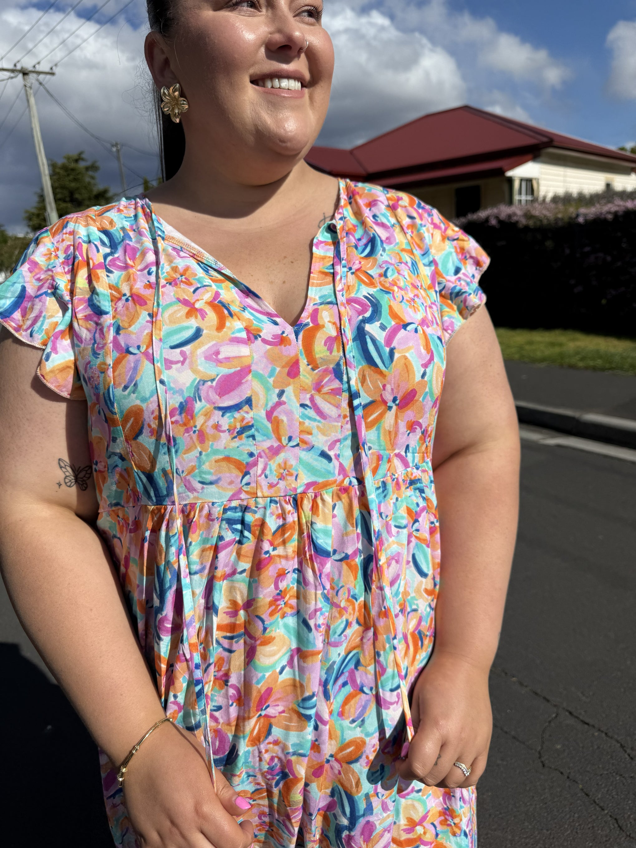 Carmody Dress in Carnival Floral