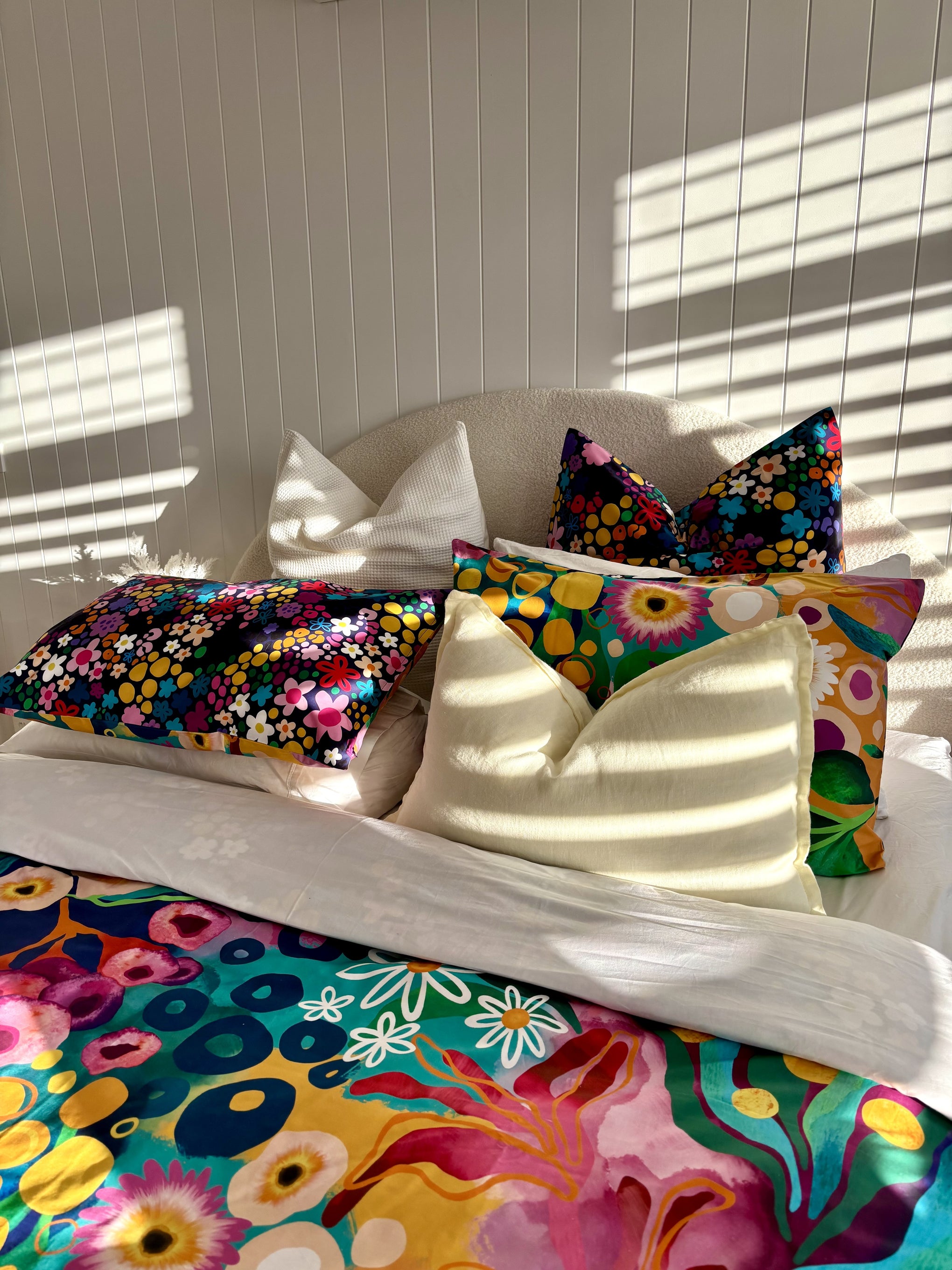 Quilt Cover Set in Matilda by Kasey Rainbow