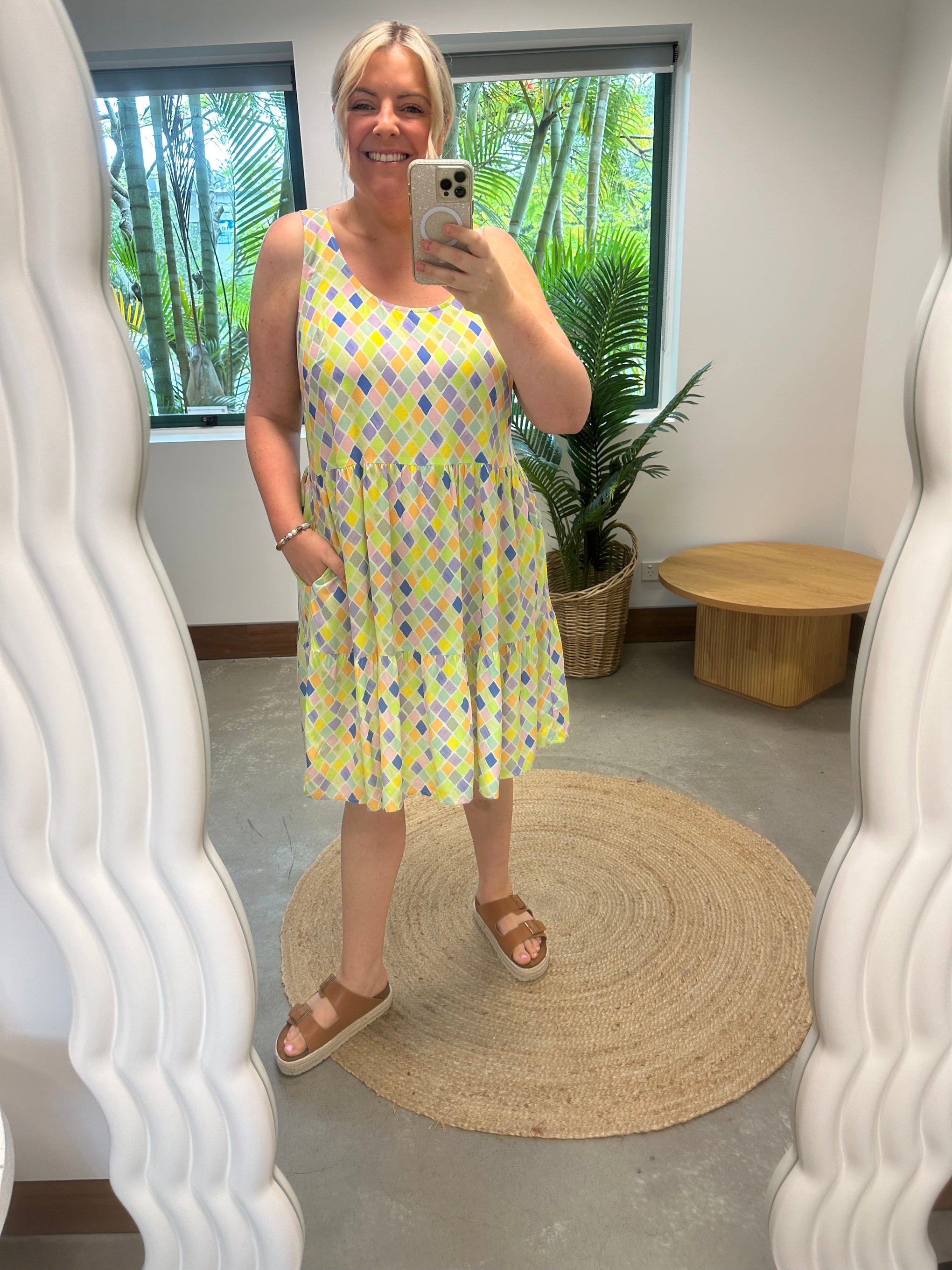 Lover Dress in Diced