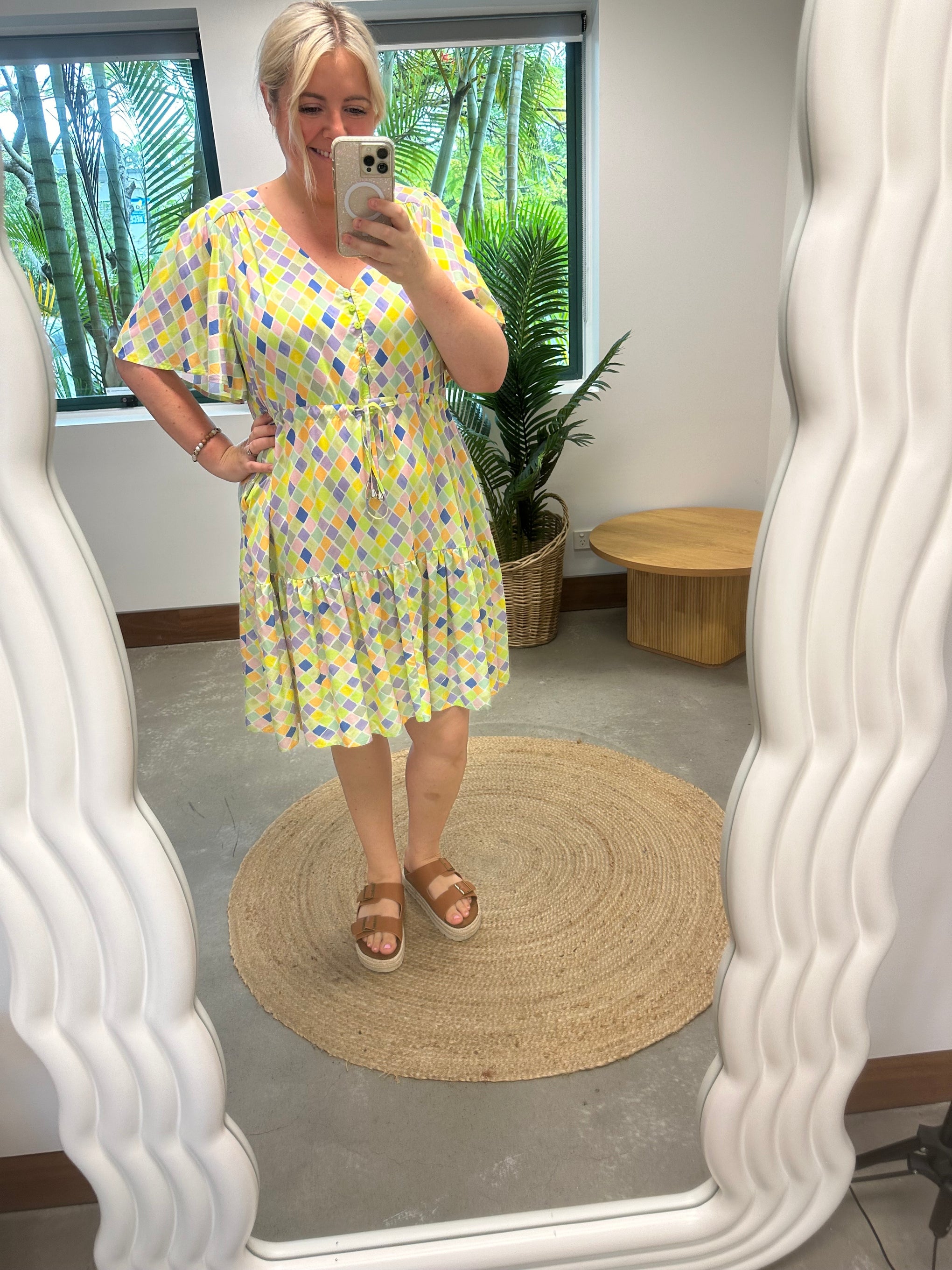 Esmae Dress in Diced