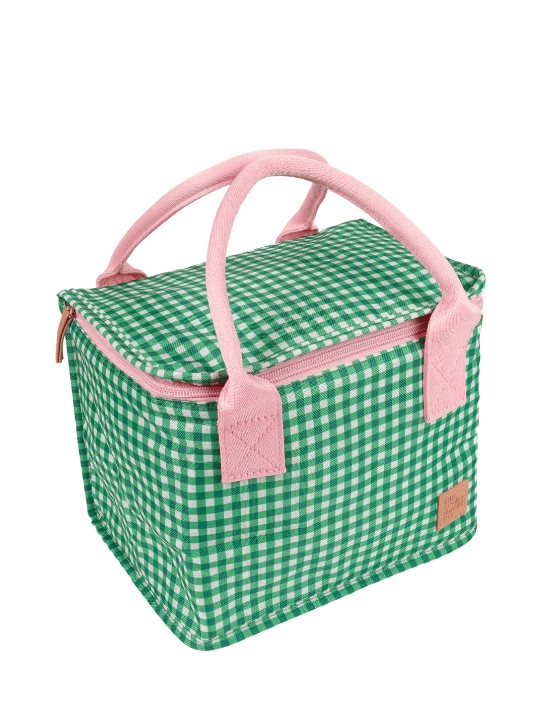 Green Gingham Lunch Bag by The Somewhere Co