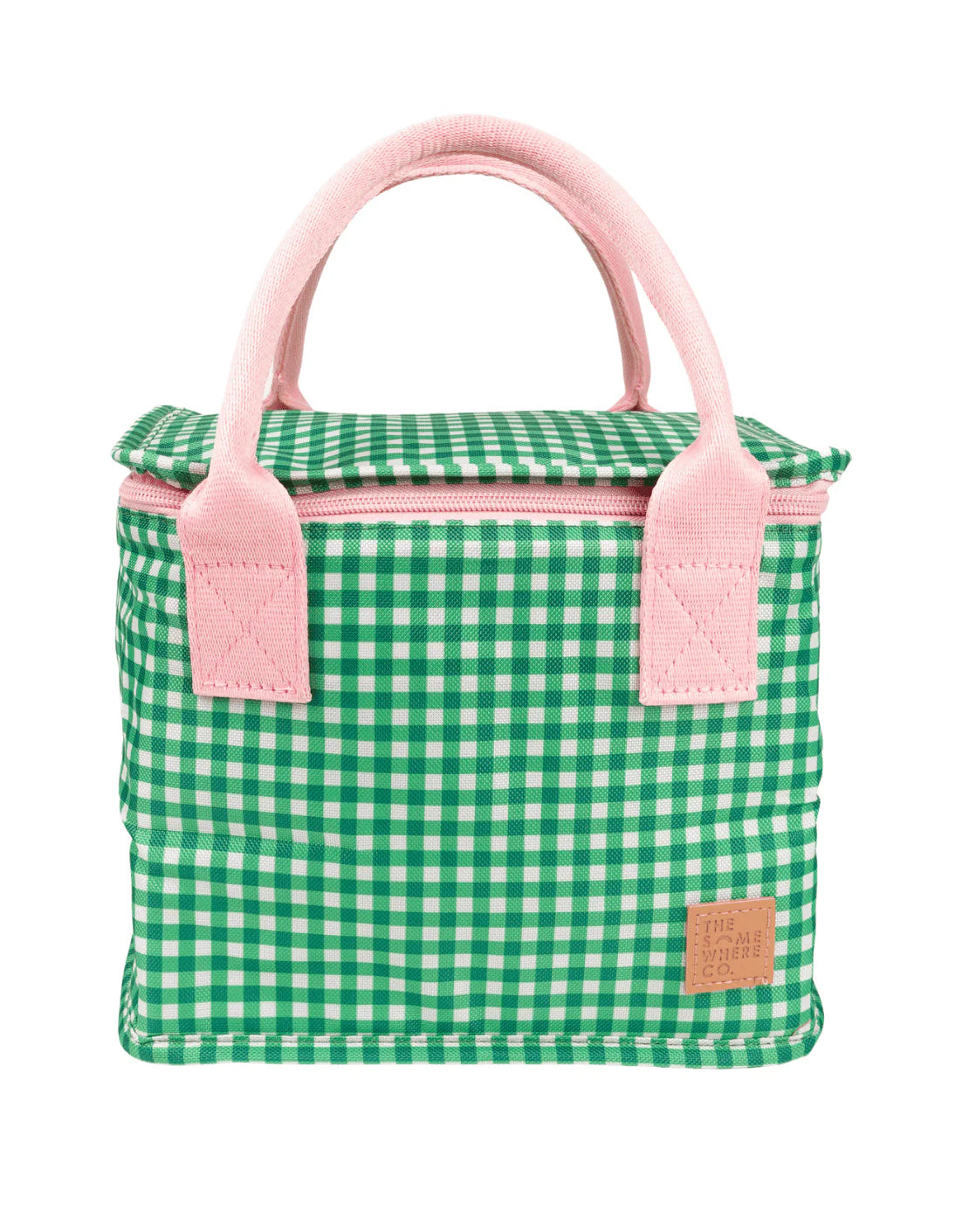 Green Gingham Lunch Bag by The Somewhere Co